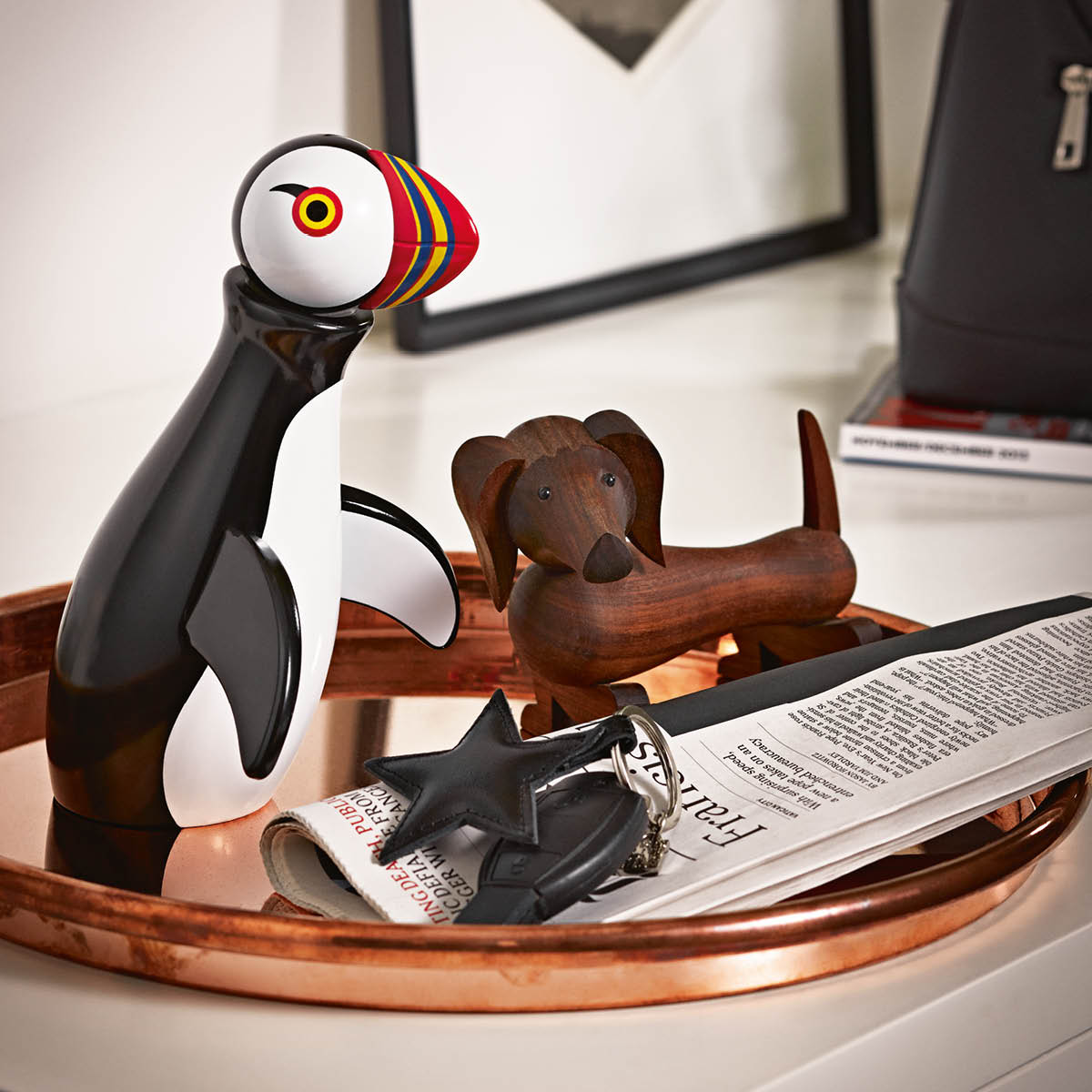 Kay Bojesen Denmark Hund valnøtt 10,5 cm