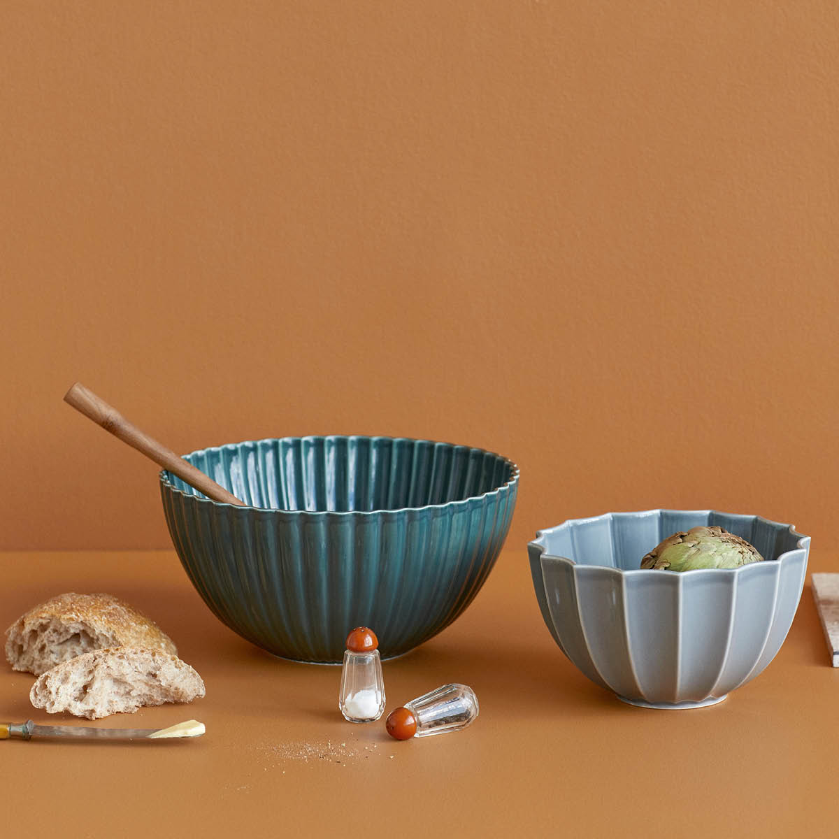 Dottir Samsurium salatskål 24 cm dark sea