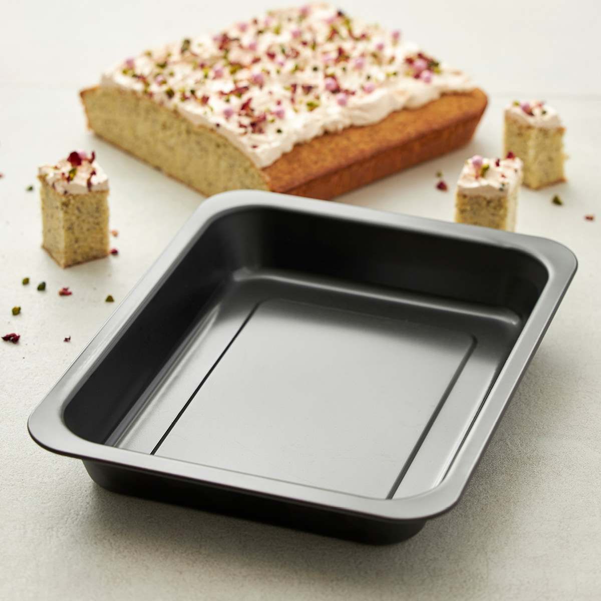 Blomsterberg Langpanne 30x40x5,3 cm stål