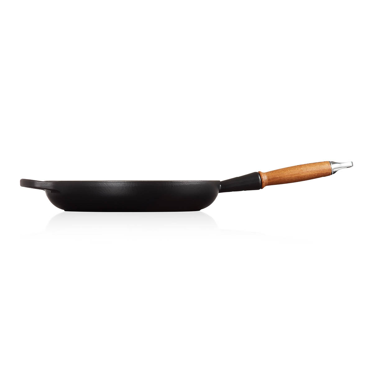 Le Creuset Signature Paistinpannu puukahvalla 28 cm Mattamusta