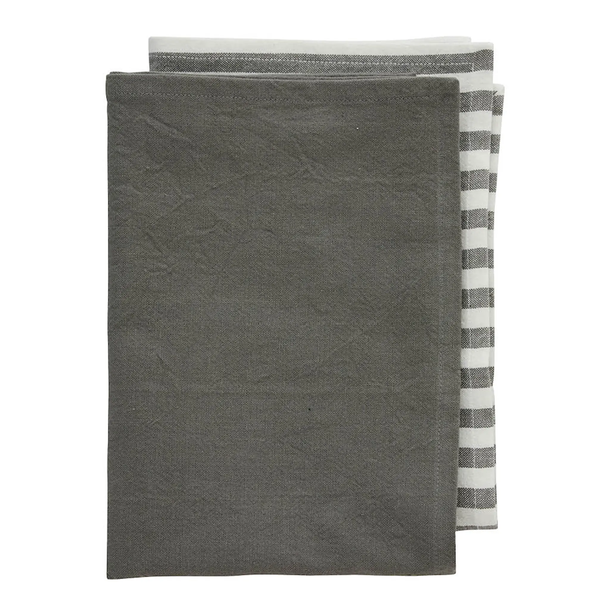 Lene Bjerre Estrille kökshandduk 2-pack 70 cm grå