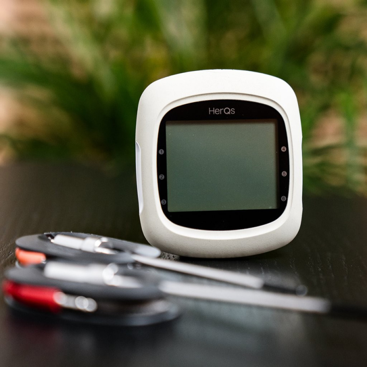 Click & Grow HerQs Easy BBQ Paistomittari Valkoinen