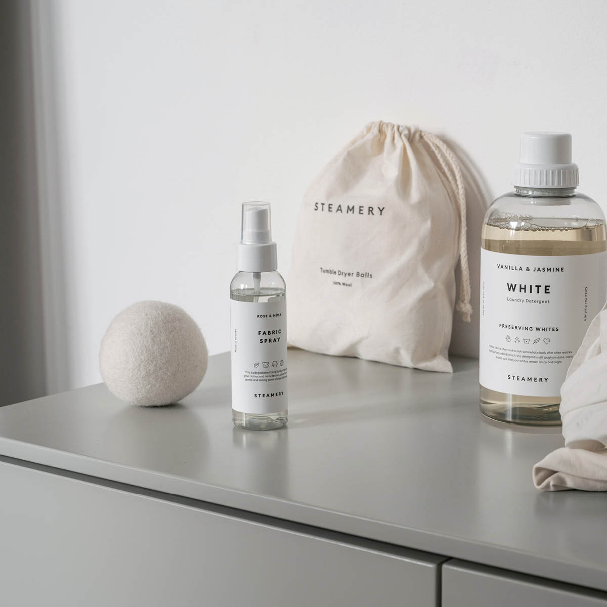 Steamery Textilspray ros & mysk 100 ml