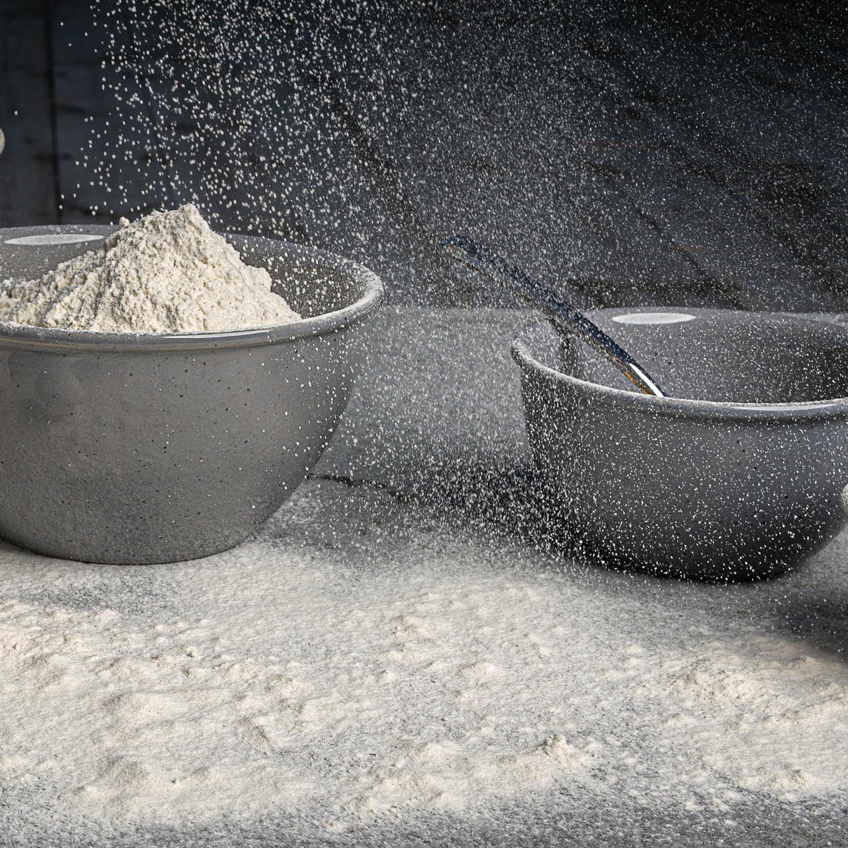 Modern House Granite skål 70 cl grå