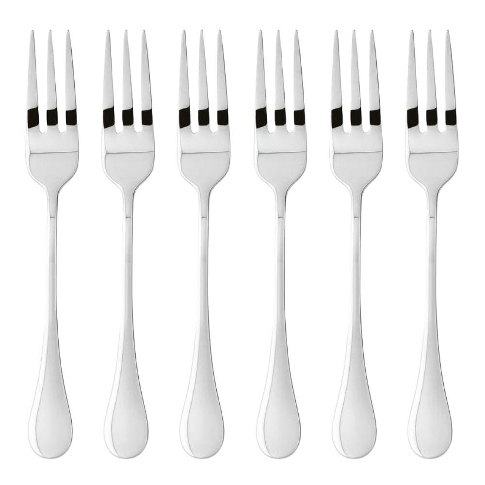 Sambonet Bloom tårtgaffel 6-pack stål