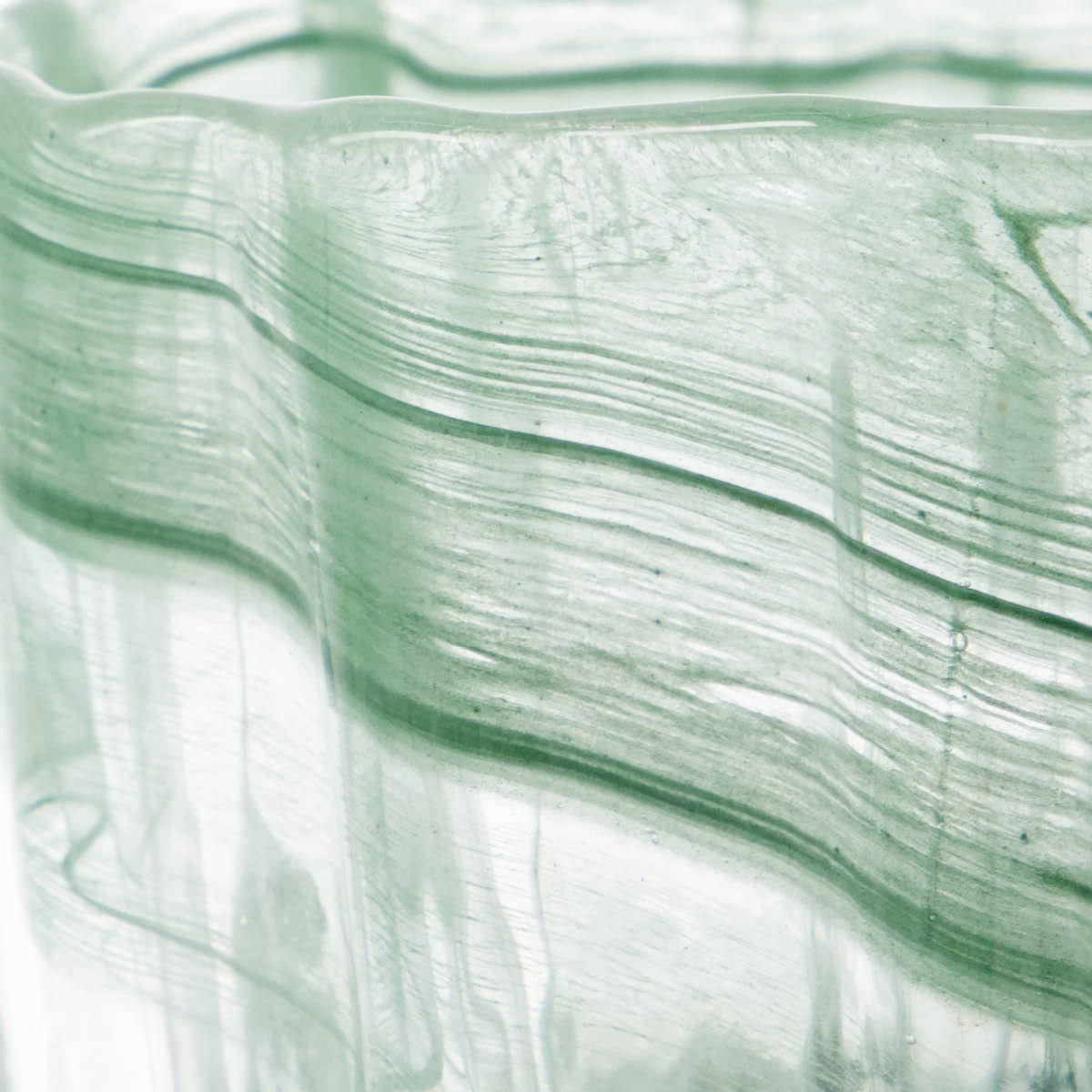 House Doctor Curl Kynttilälyhty 10x11,5 cm 2 kpl Vihreä