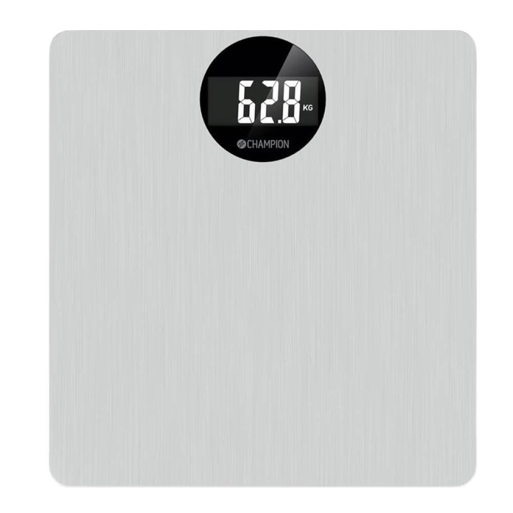 CHAMPION - Henkilövaaka 31,1x2,2x29,1 cm Ruostumaton teräs