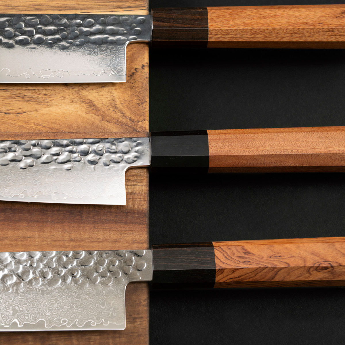 Maku Kitchen Life Damascus kockkniv 35,5 cm stål/trä