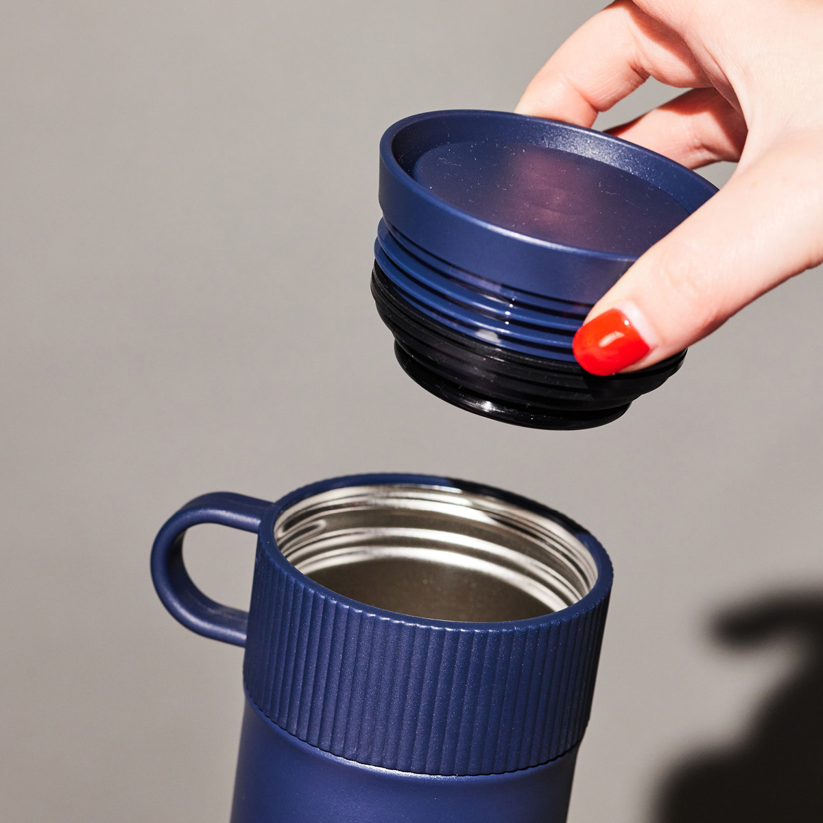 Sagaform Ted termokopp 28 cl blå