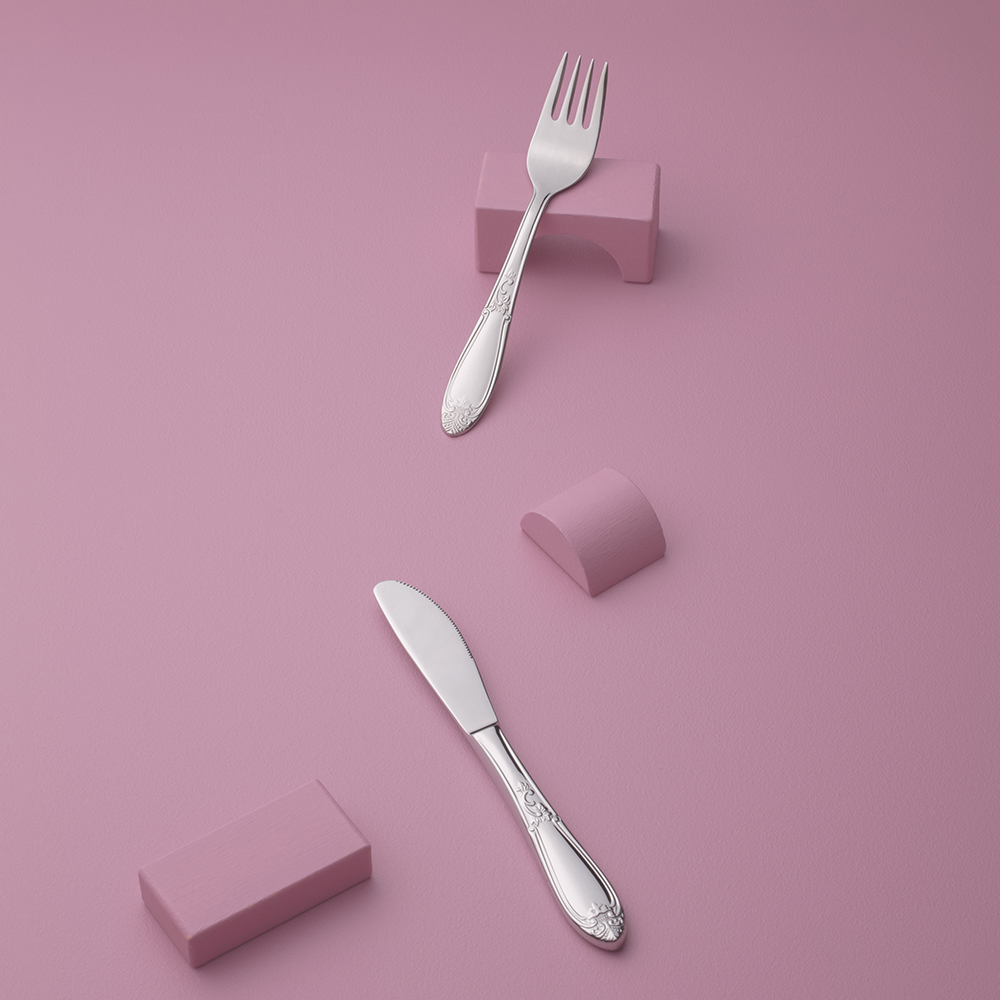 Hardanger bestikk Nina barnebestikk 4 deler