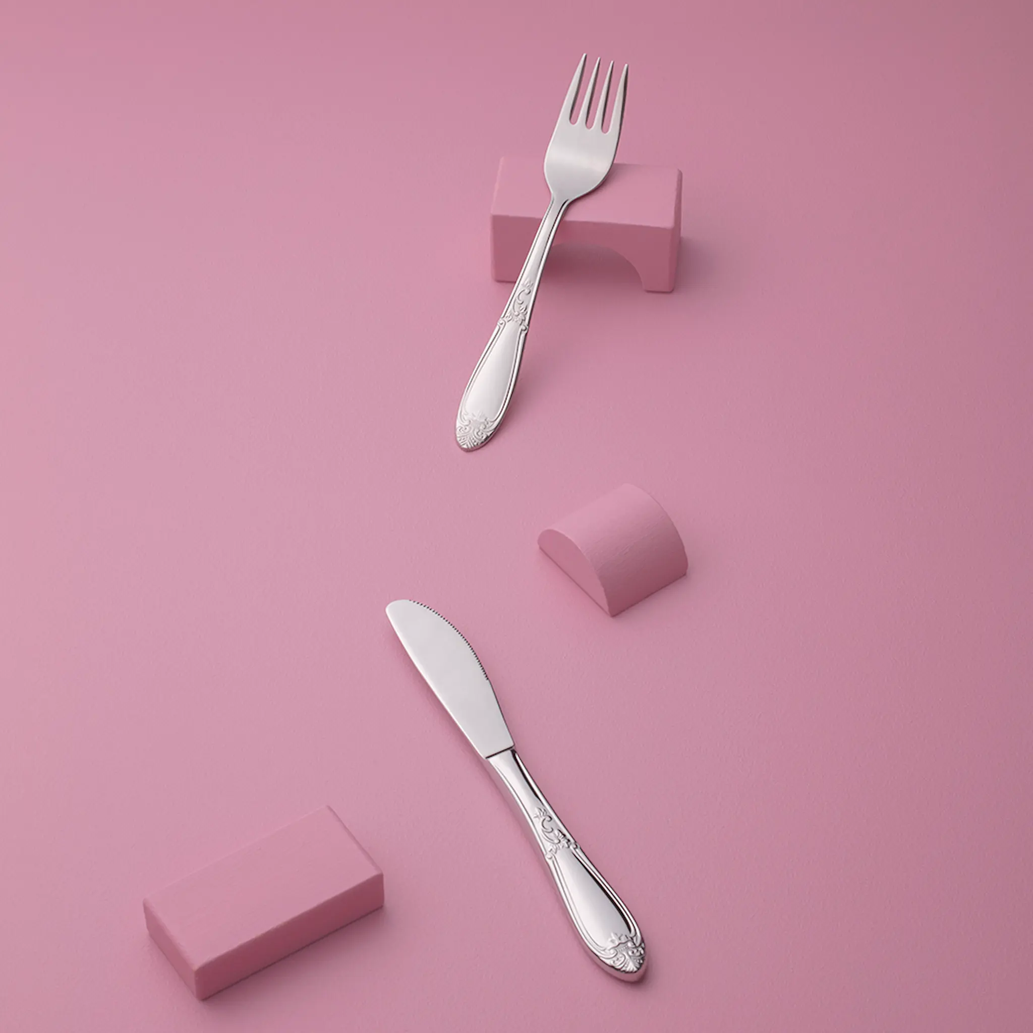 Hardanger bestikk Nina Lasten aterimet