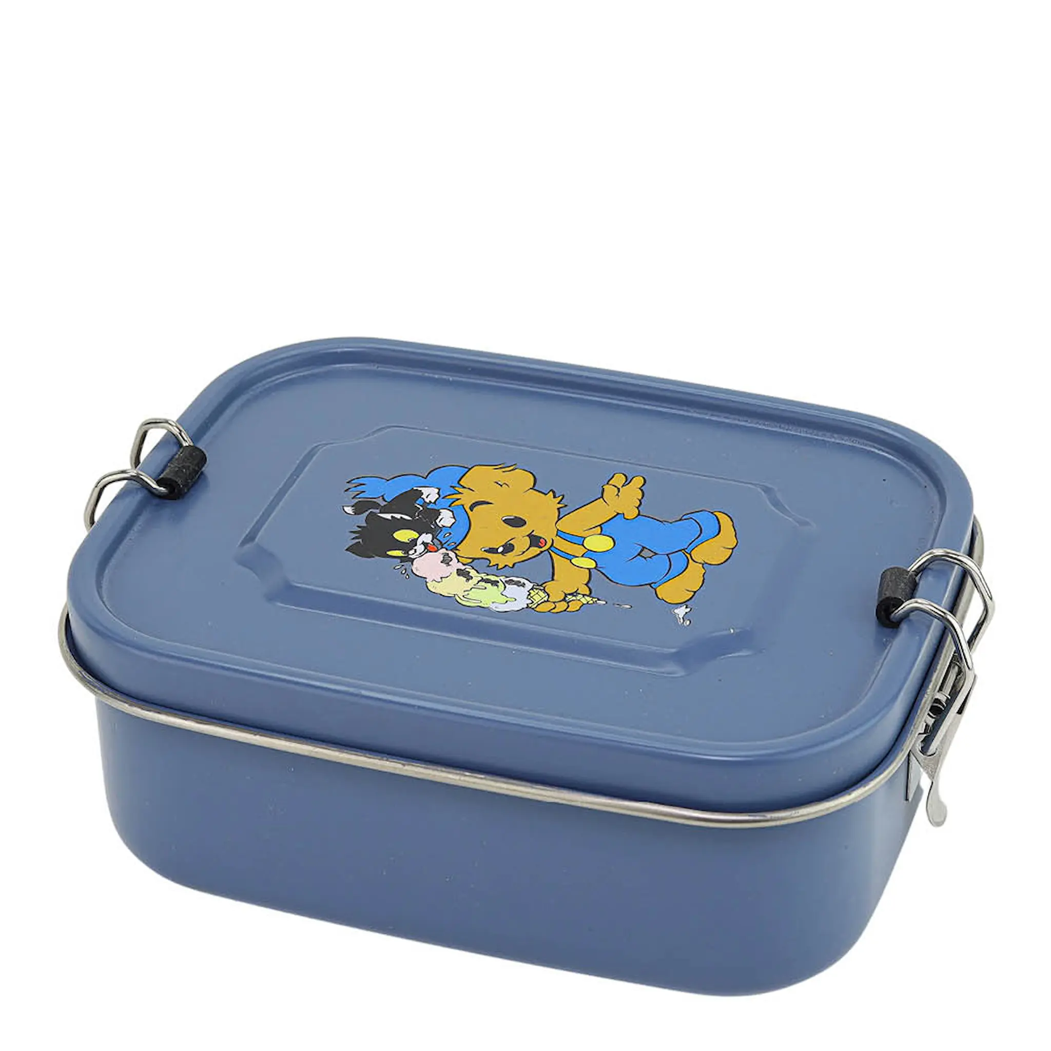 Rätt Start Bamse matlåda plåt 18x13,5 cm petrolblå