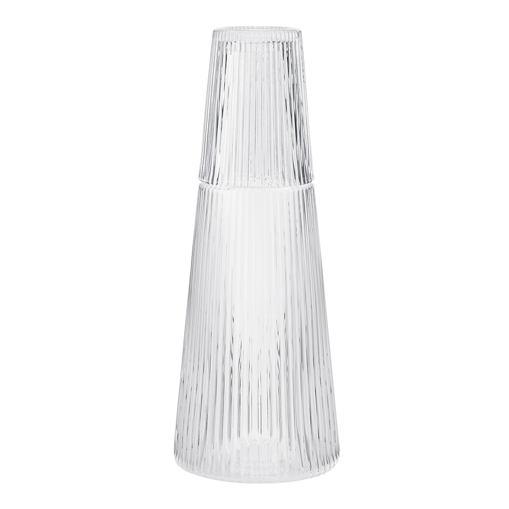 Stelton - Karahvi juomalasilla 1 L Kirkas