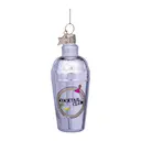 CocktailClub julhänge i glas 10,5 cm Cocktailshaker silver