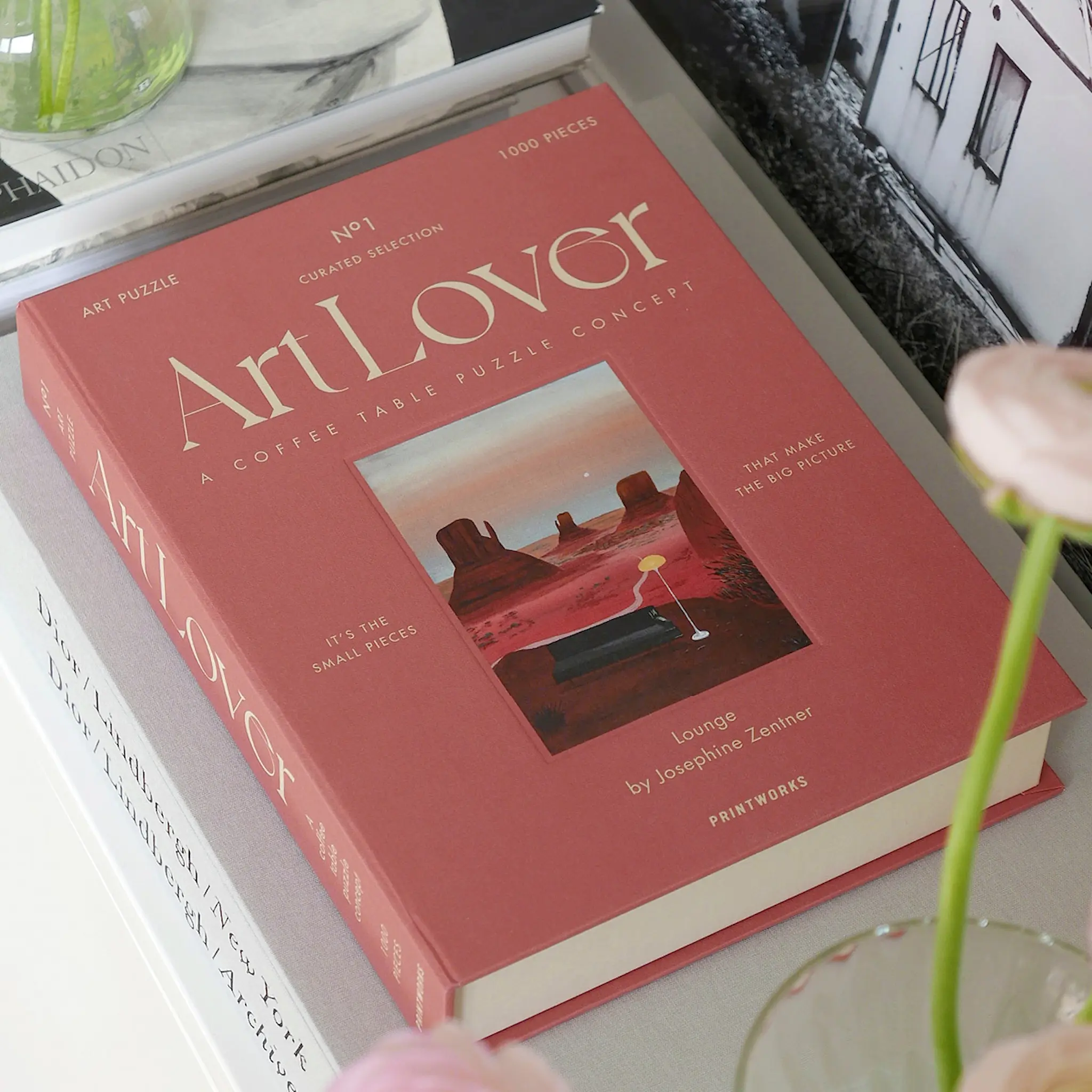 Printworks Art Lover Book pussel lounge 1000