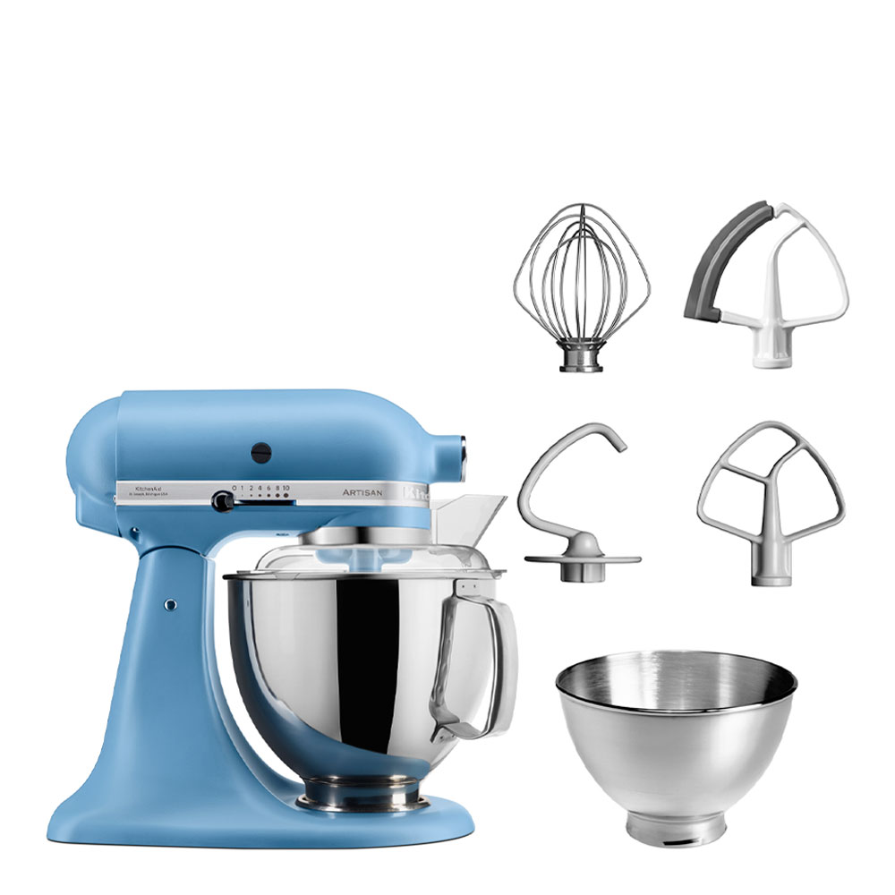KitchenAid - KitchenAid Artisan Yleiskone 4,8 + 3L 5KSM175 Sininen
