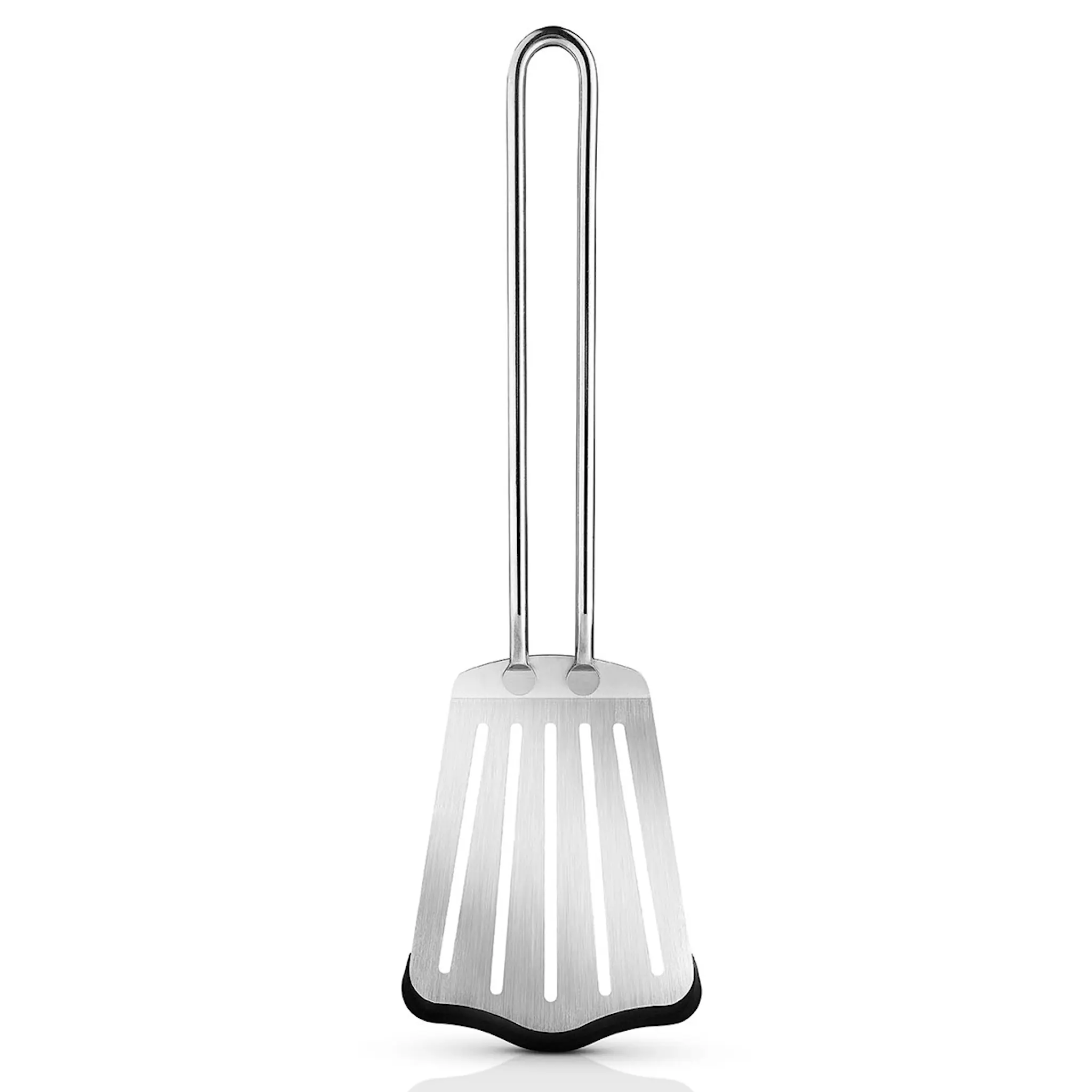 Eva Trio Stekspade med silikon lång stål