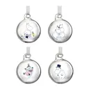 Mumin julkulor 4-pack 5 cm låt det snöa