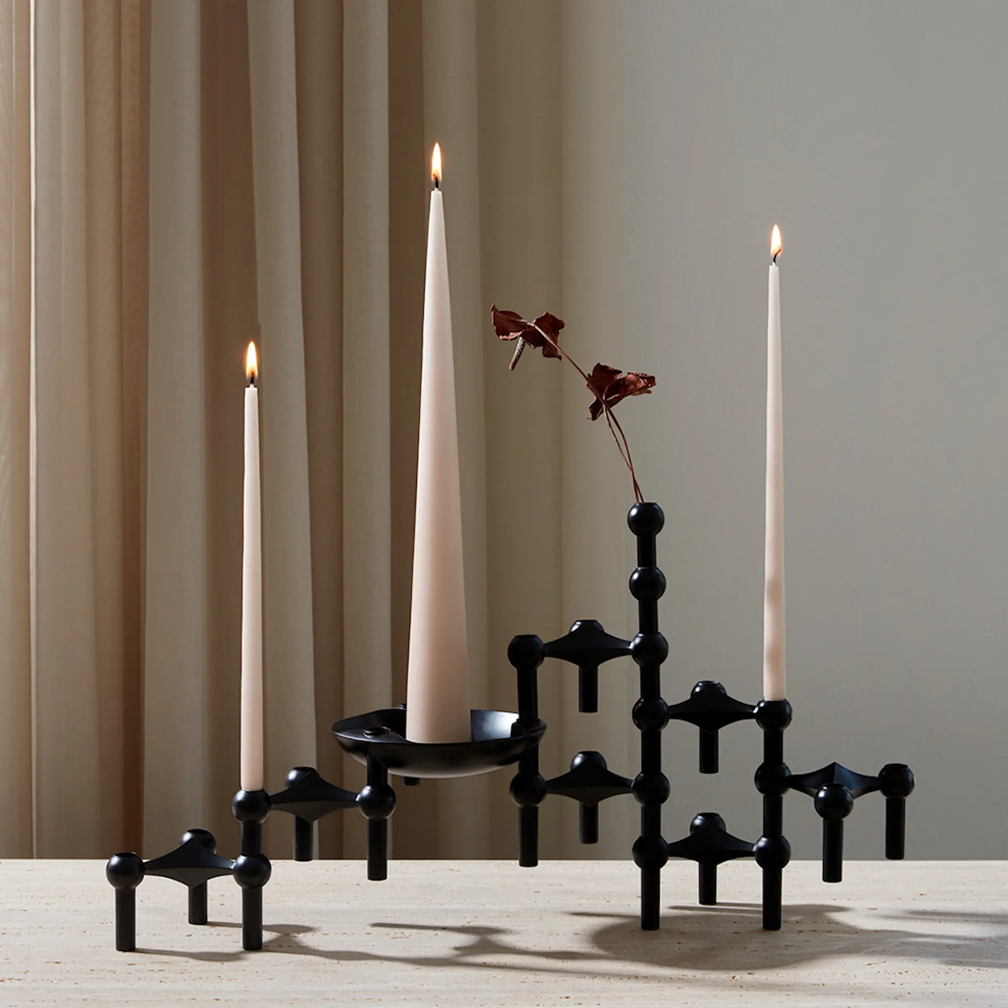 Stoff Nagel Stoff Nagel Antiikkikynttilä 29 cm 6 kpl Soft Rose