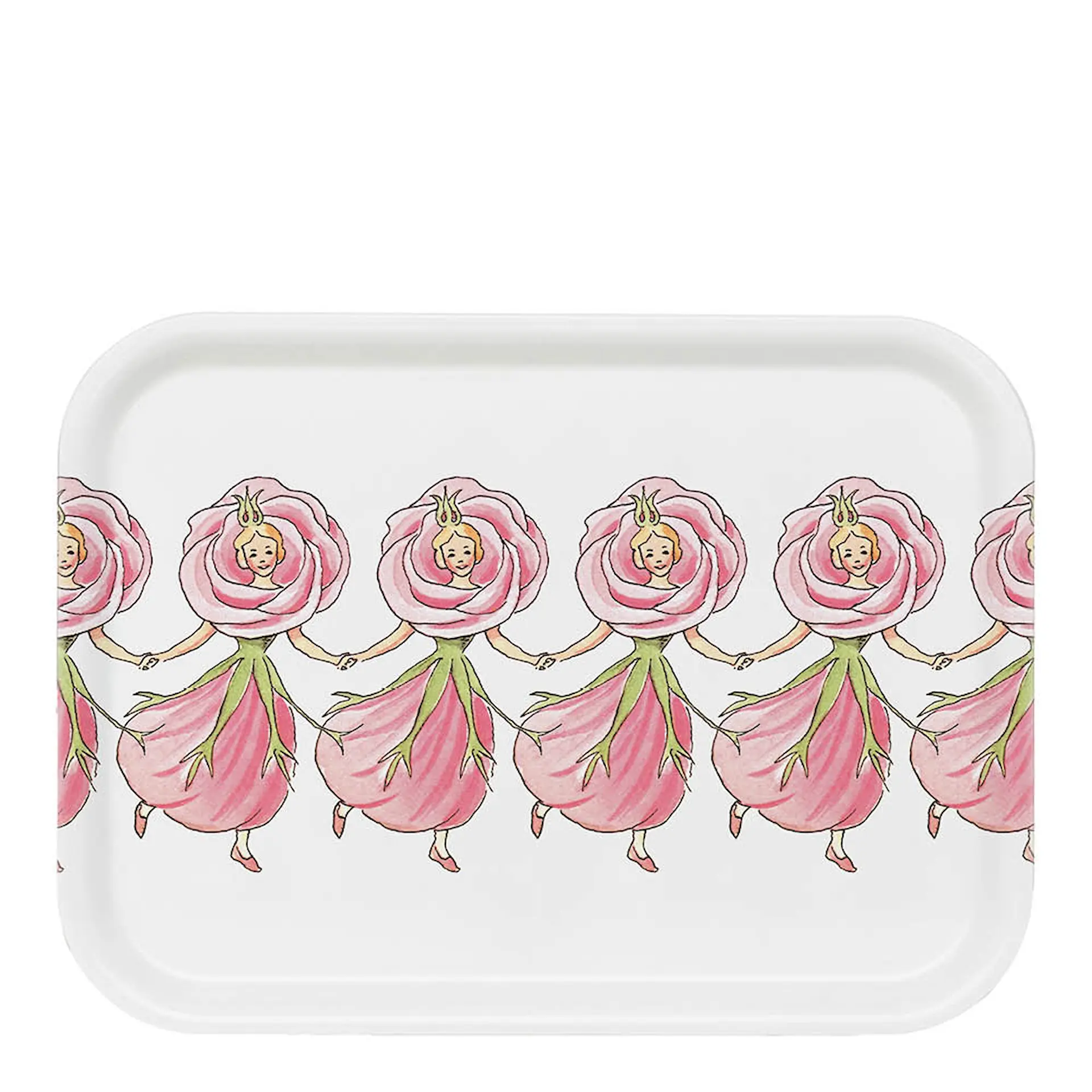 Design House Stockholm Elsa Beskow bricka 20x27 cm rose - Cervera