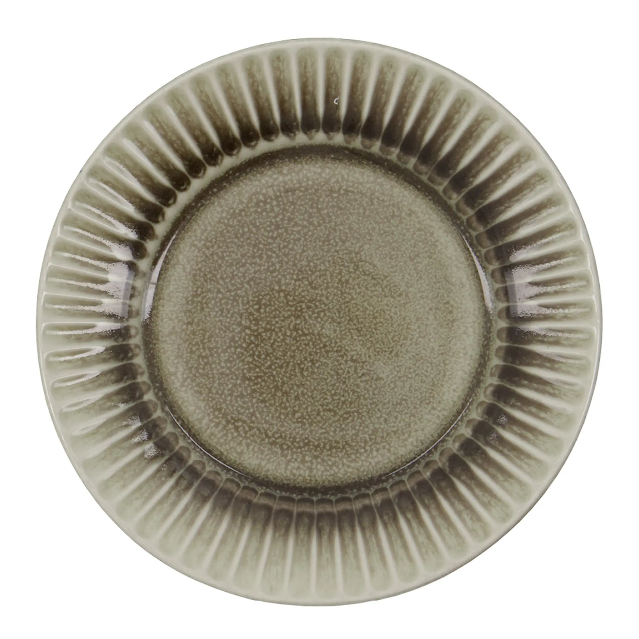 House Doctor Pleat Assiett 16 cm Grå/Brun