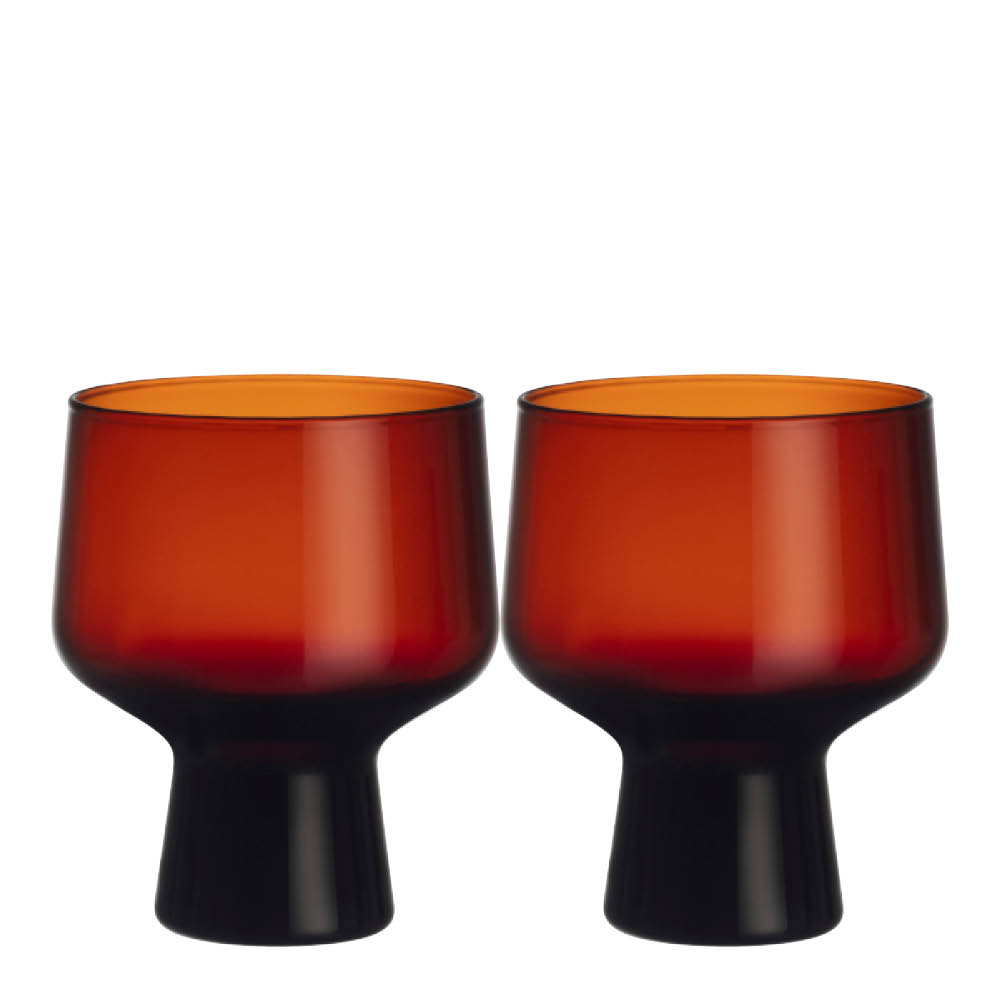 iittala - Solare Jalallinen Lasi 29 cl 2 kpl Kupari