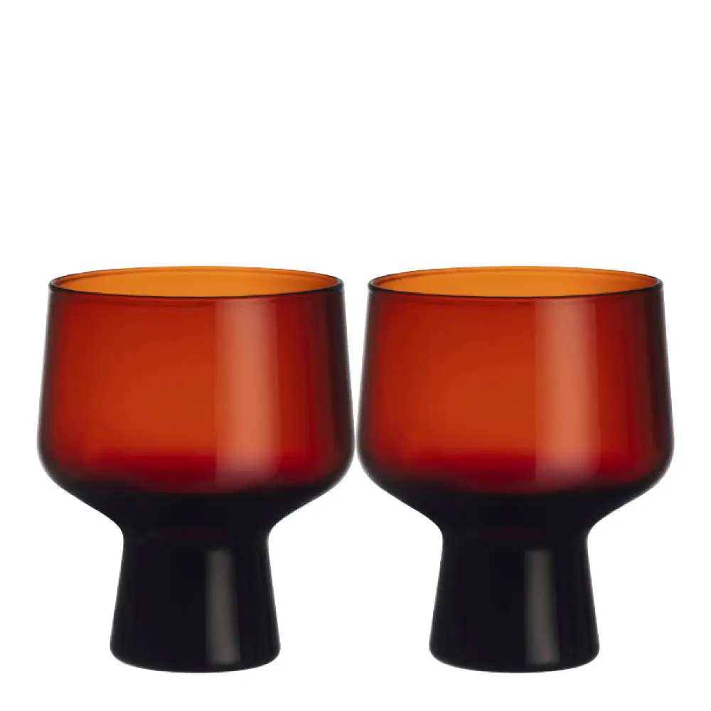 Solare Jalallinen Lasi 29 cl 2 kpl Kupari