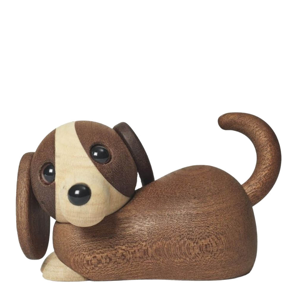 Spring Copenhagen Jojo Valp träddekoration 5 cm mahogny