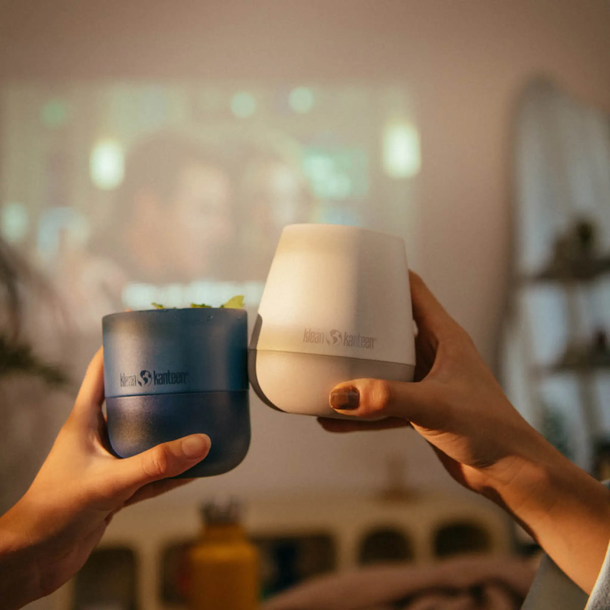 Klean Kanteen Rise Lowball mugg 30 cl med fliplock Stellar