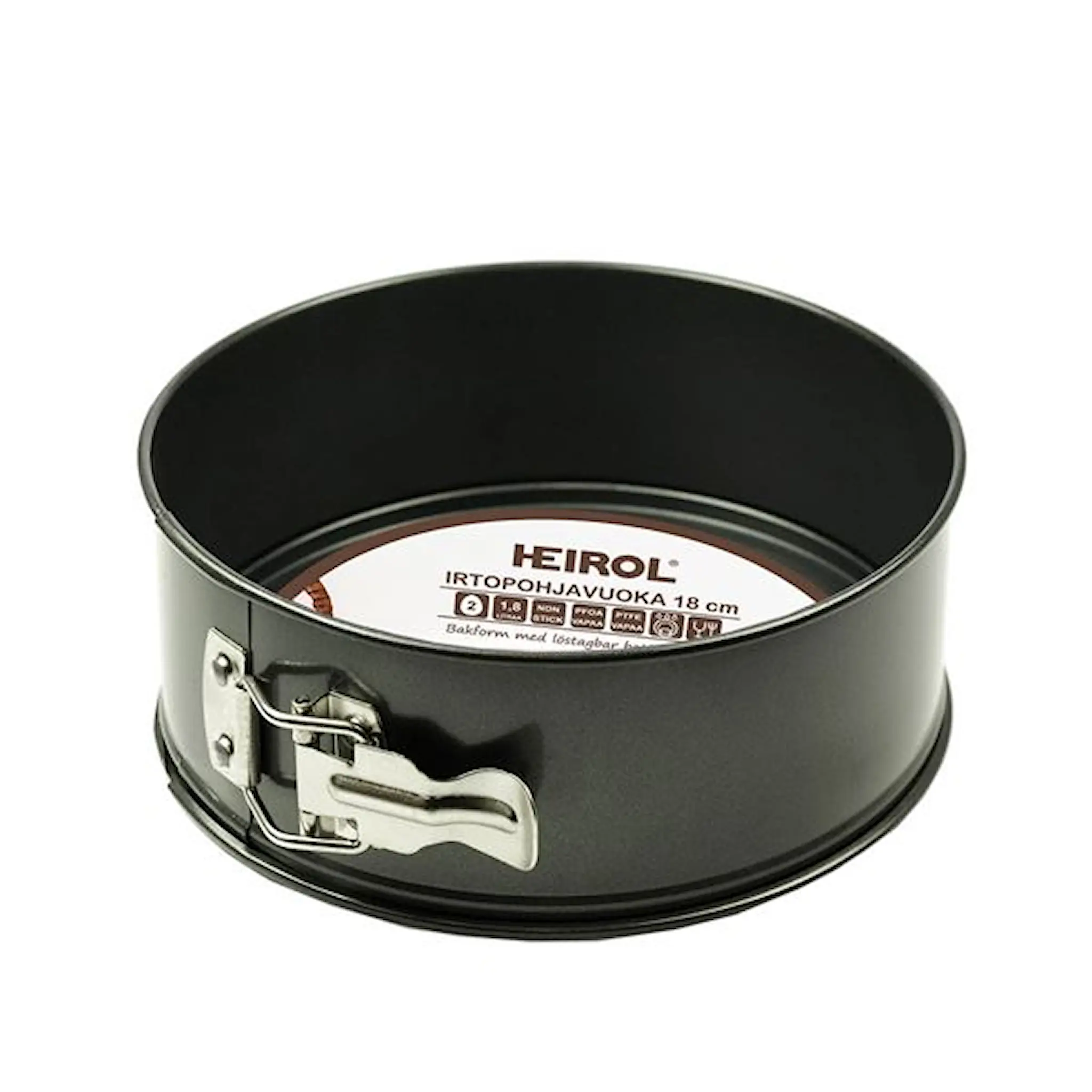 Heirol Springform 18 cm Svart