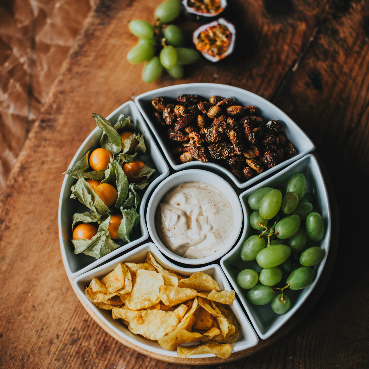 Dorre Samara Skålset med snurrbricka 6 delar