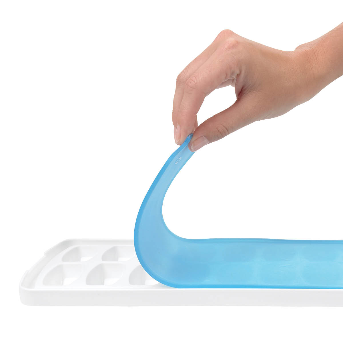 Oxo Istärningslåda Spillfri Vit