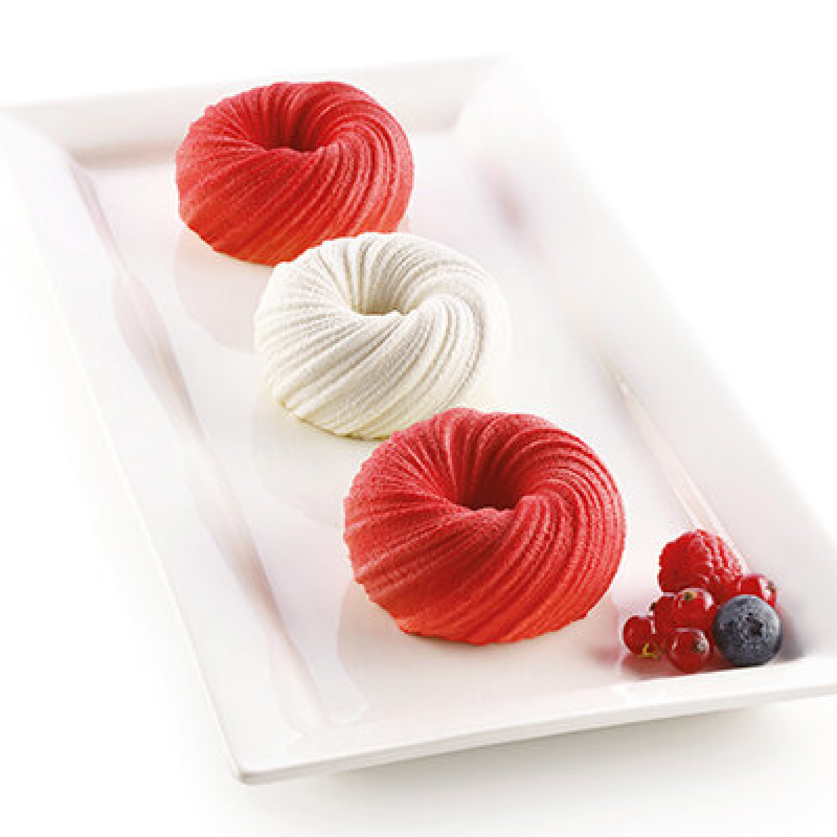 Silikomart Silikonform mini Intreccio 6 stk 7,5x3,5 cm