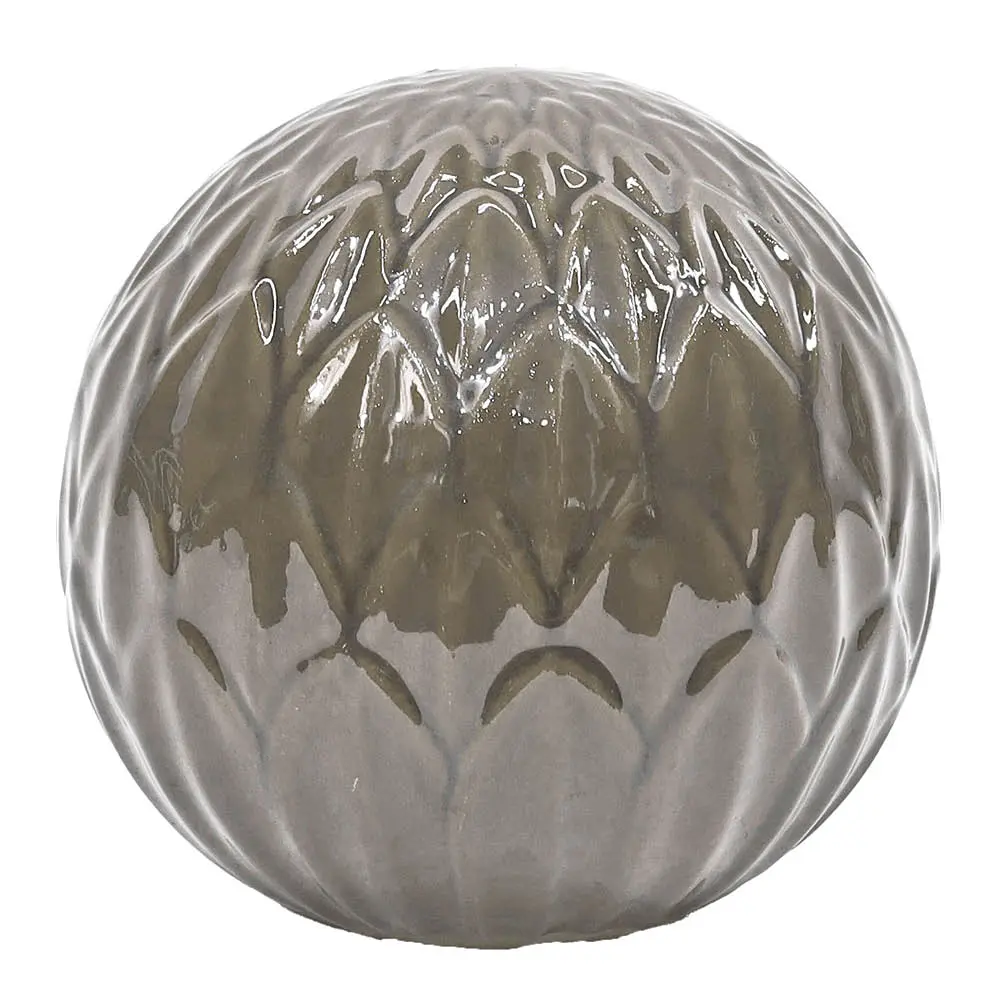 Blomma Koristepallo 20 cm Harmaa