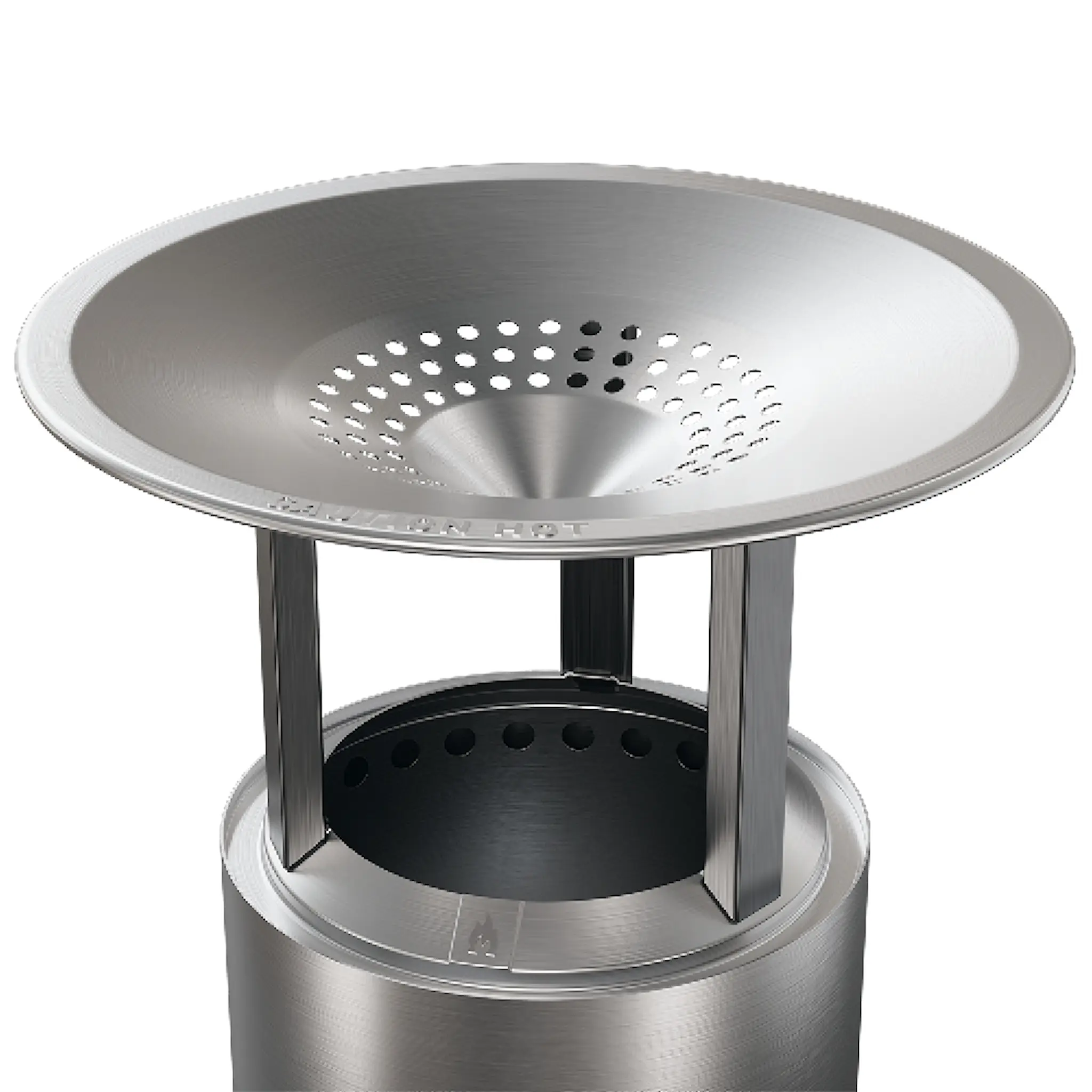 Solo Stove Mesa xl värmespridare silver