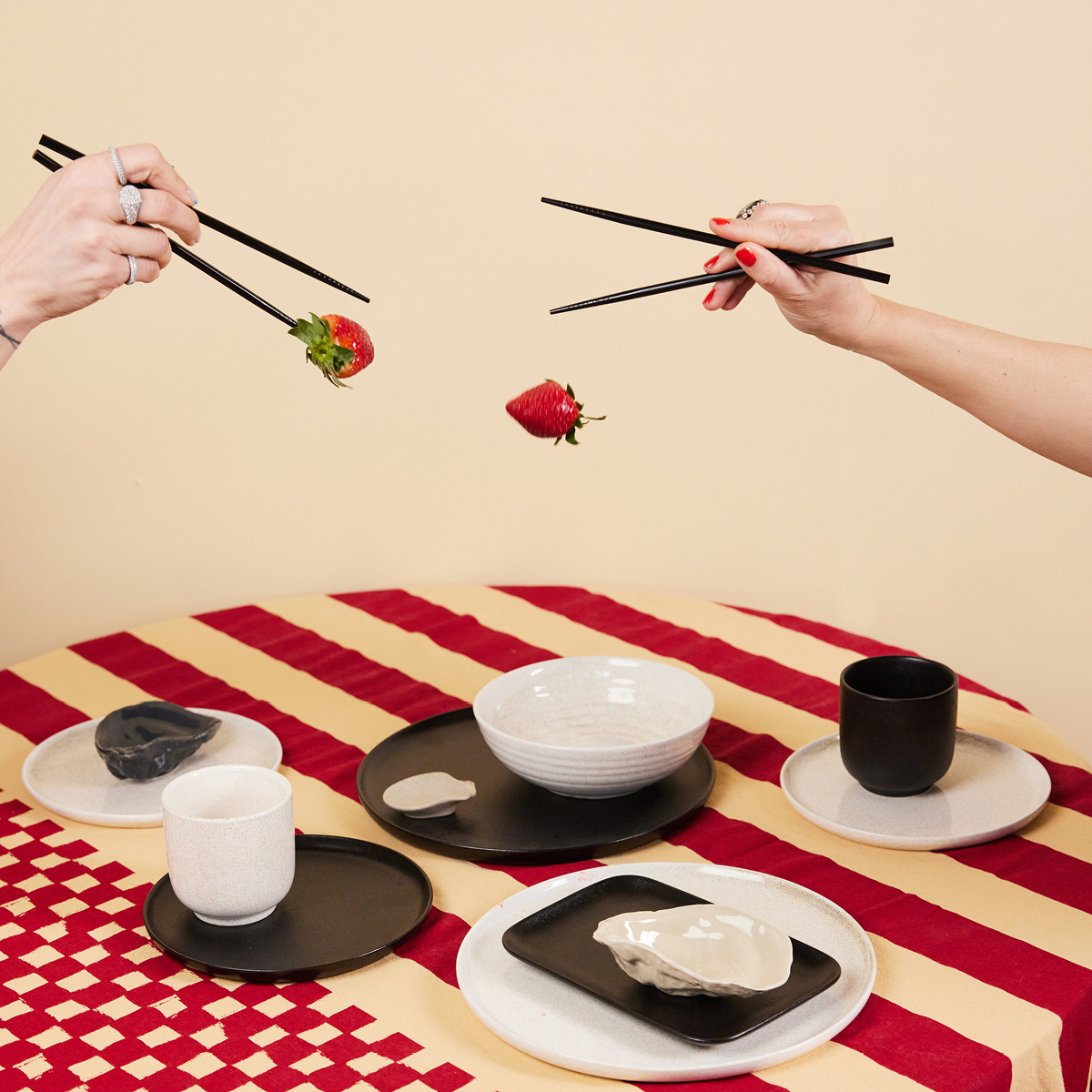 ByOn Fumiko Syöpäpuikkojen pidike 4 kpl Beige