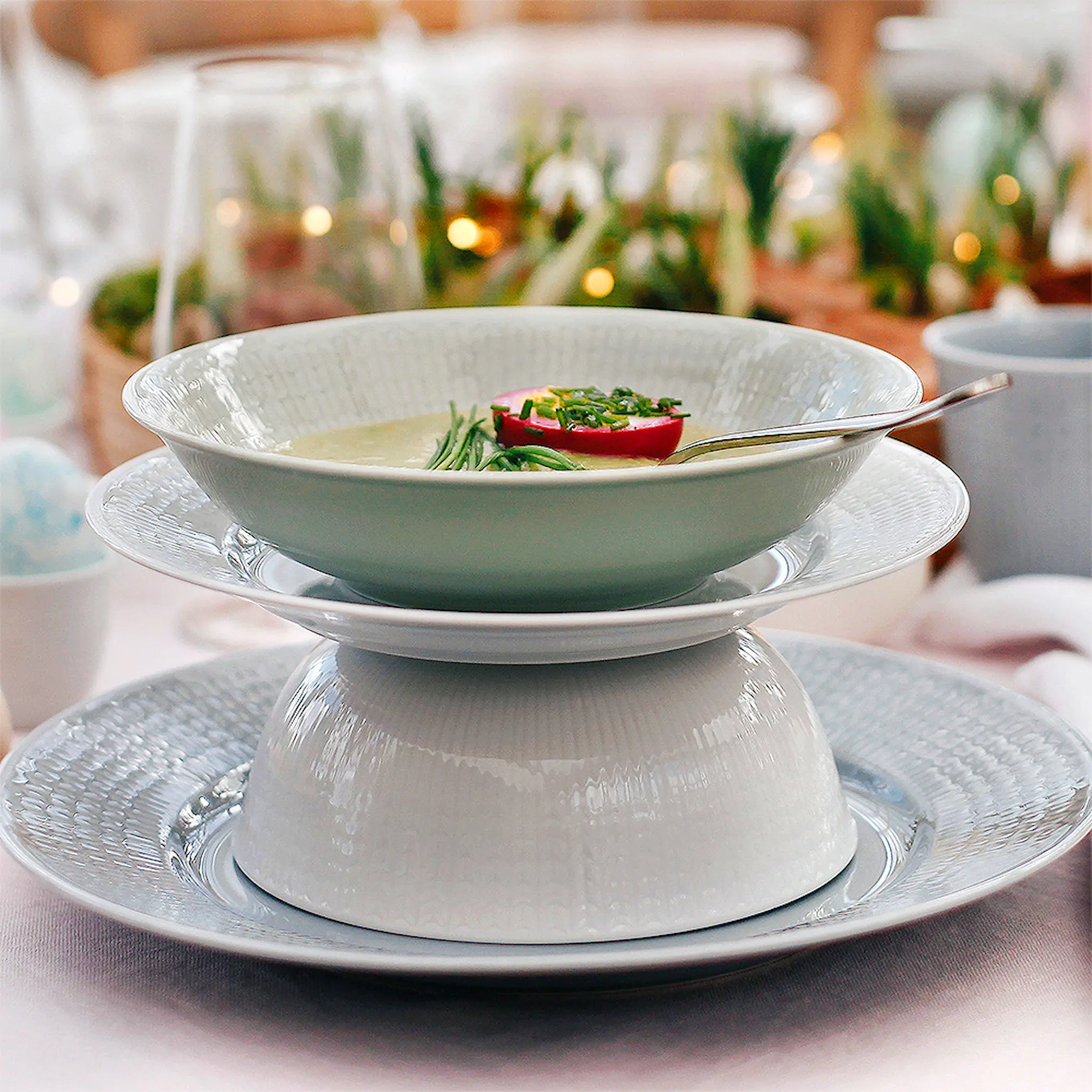 Rörstrand Swedish Grace Djup Tallrik 25 cm Äng
