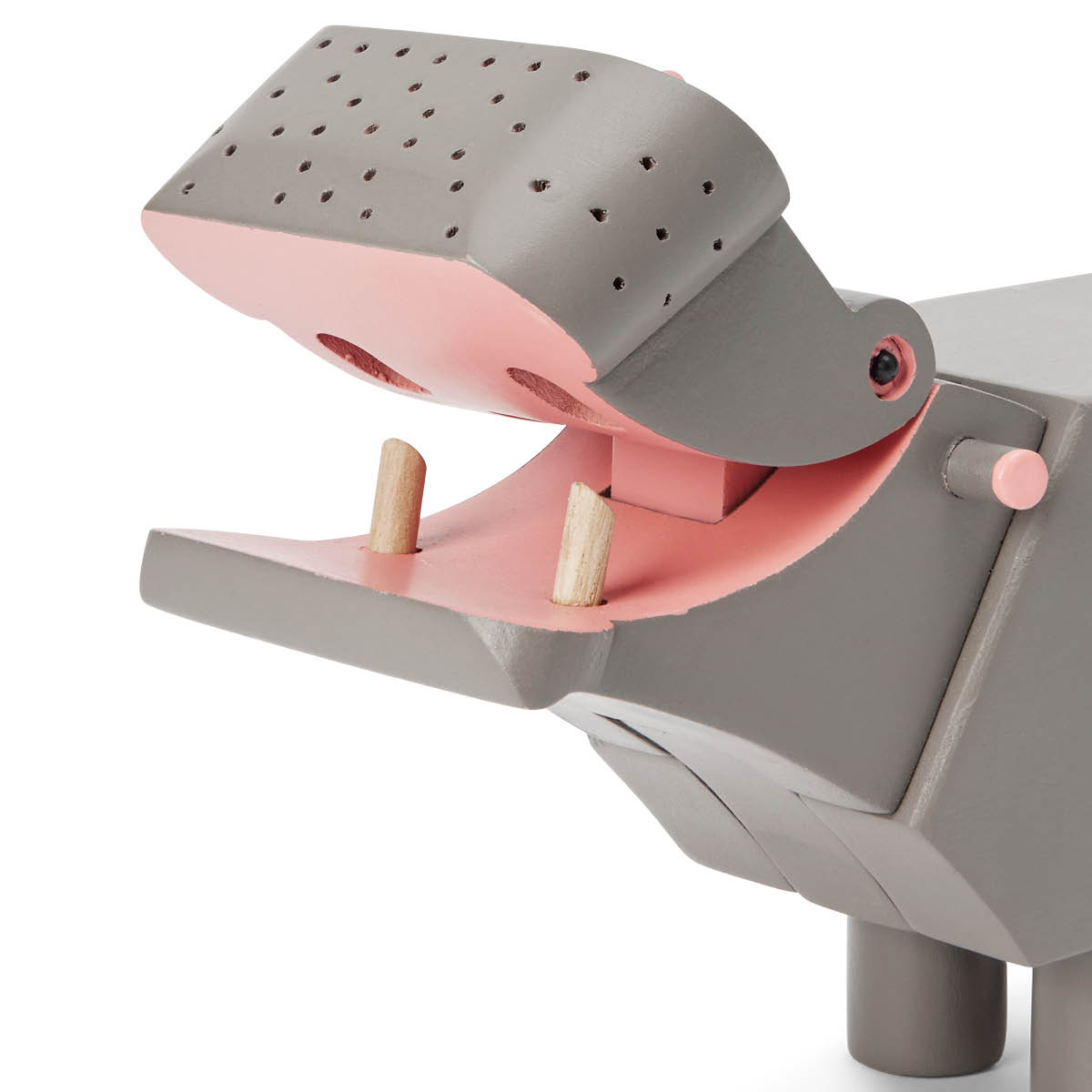 Kay Bojesen Denmark Flodhäst 21,5x5,5x9 cm grå