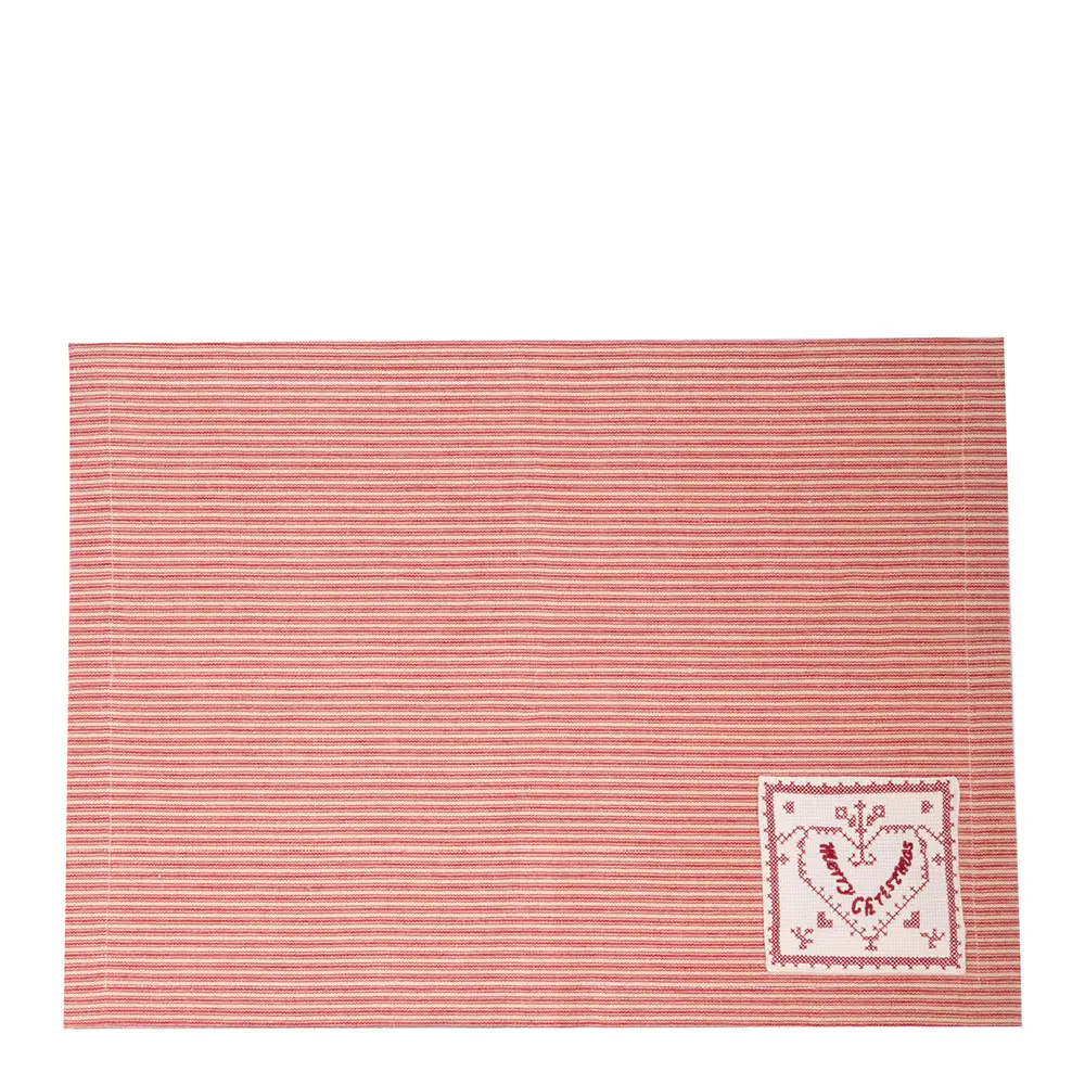 Jul Pöytätabletti 48x35 cm Punainen/Beige