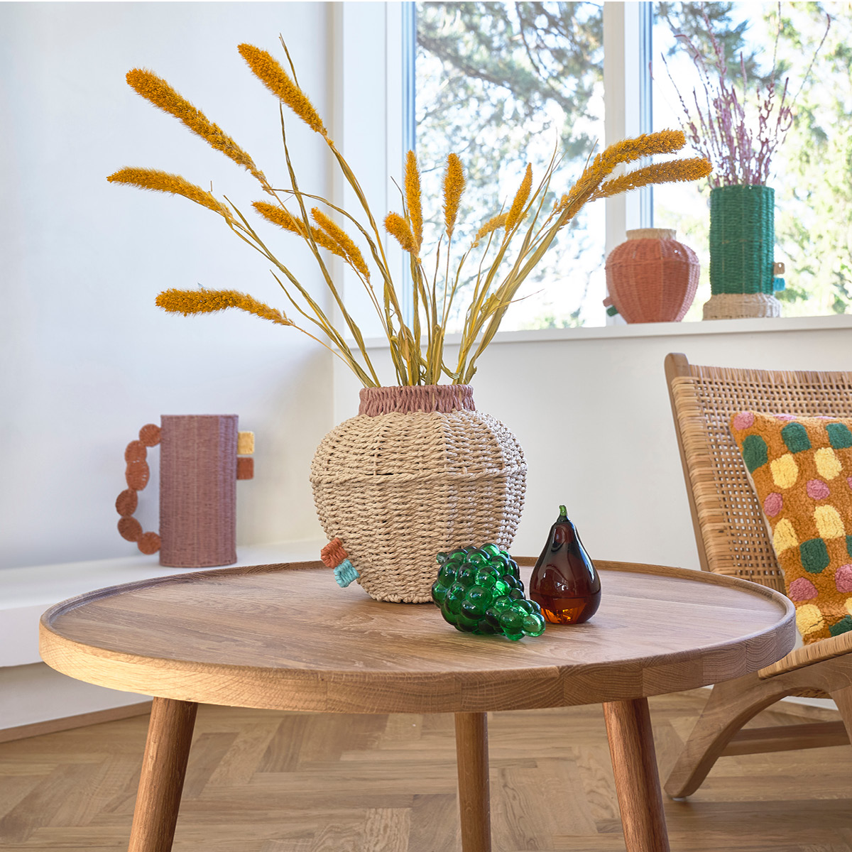 Villa Collection Styles dekorasjonsvase 18x35 cm mørk rosa