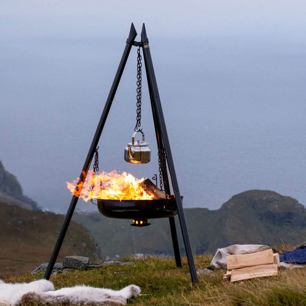 Espegard Glo 60 bålpanne svart