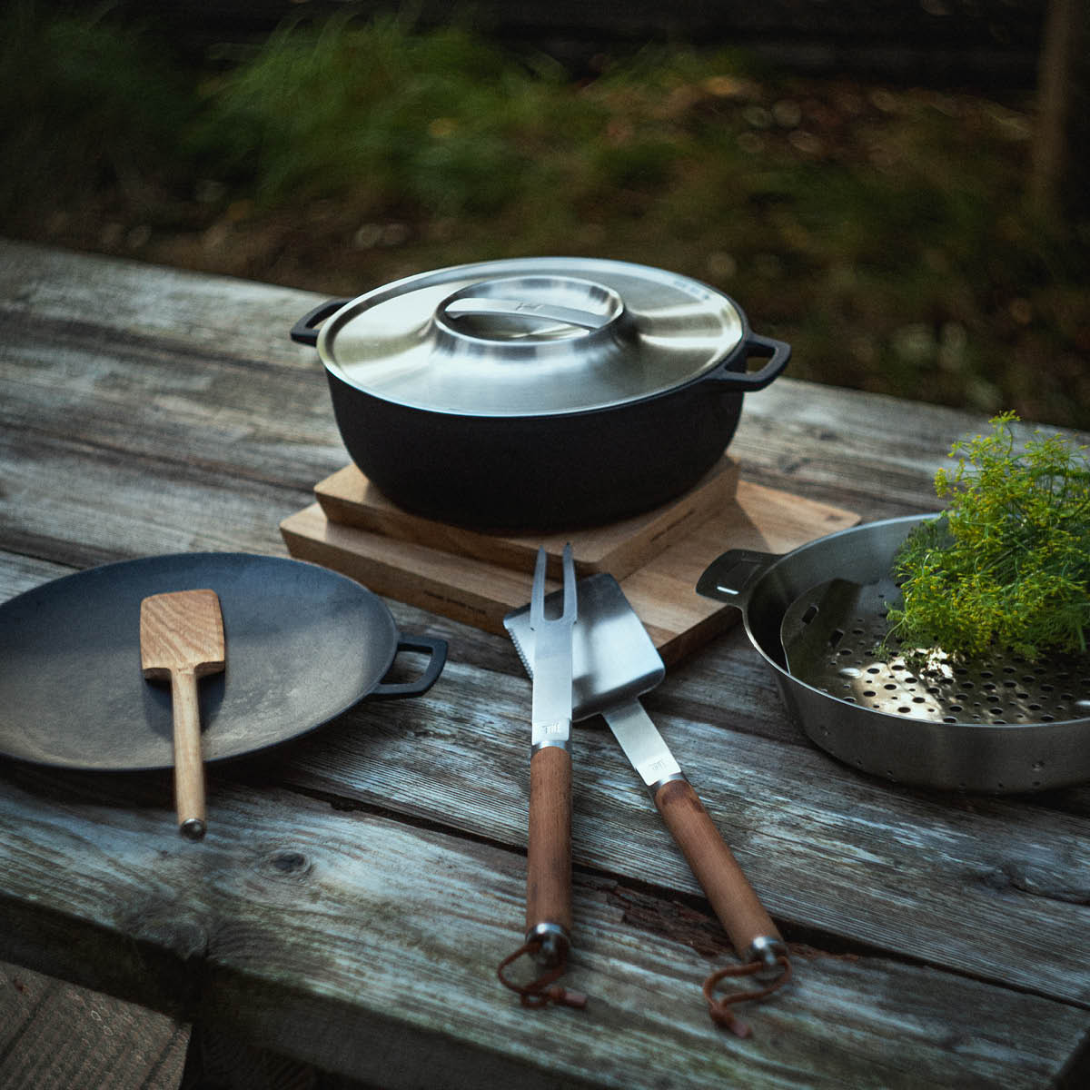 Fiskars Norden Stekplatta 30 cm Svart