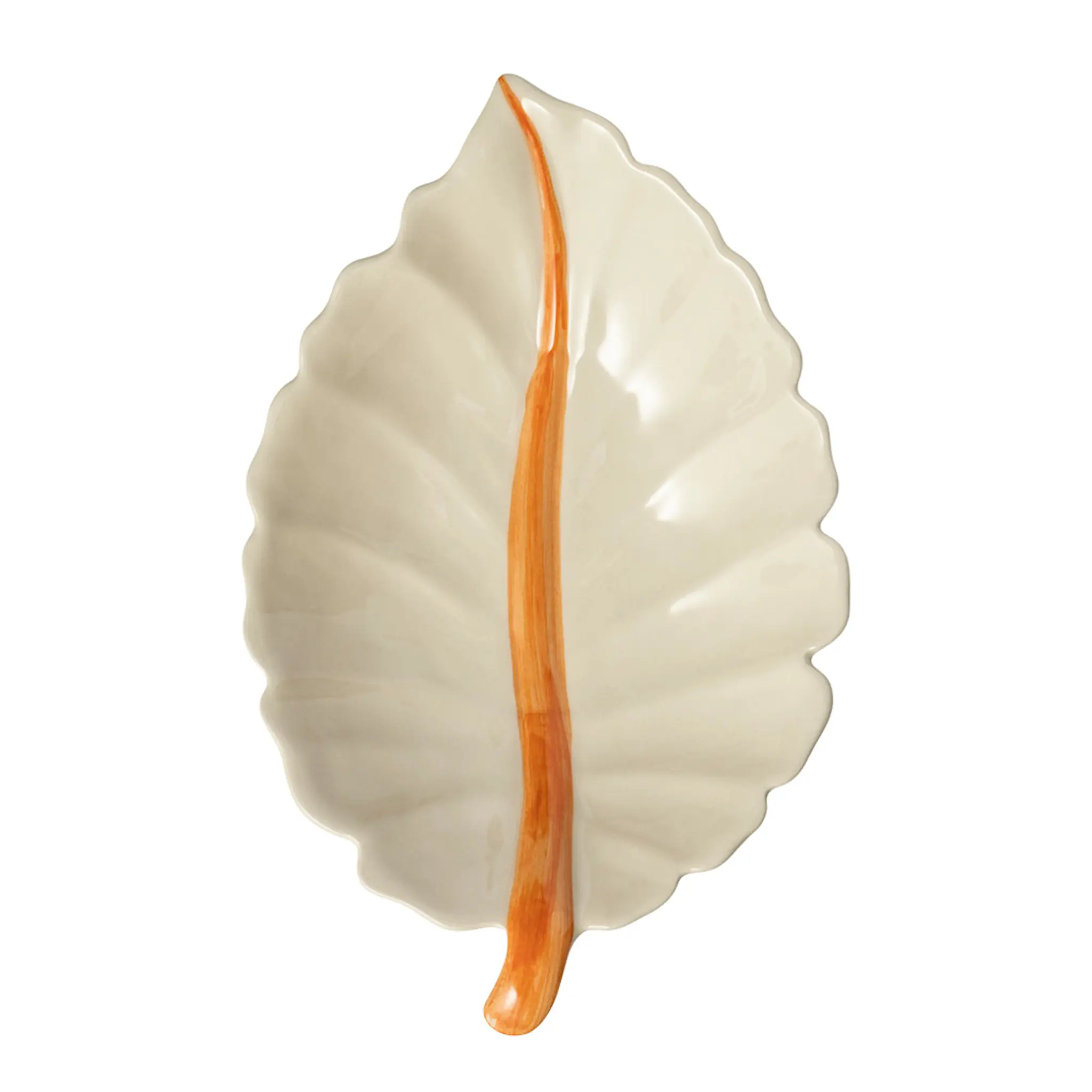 Stiernholm Botanica serveringsfat 27x17 cm orange