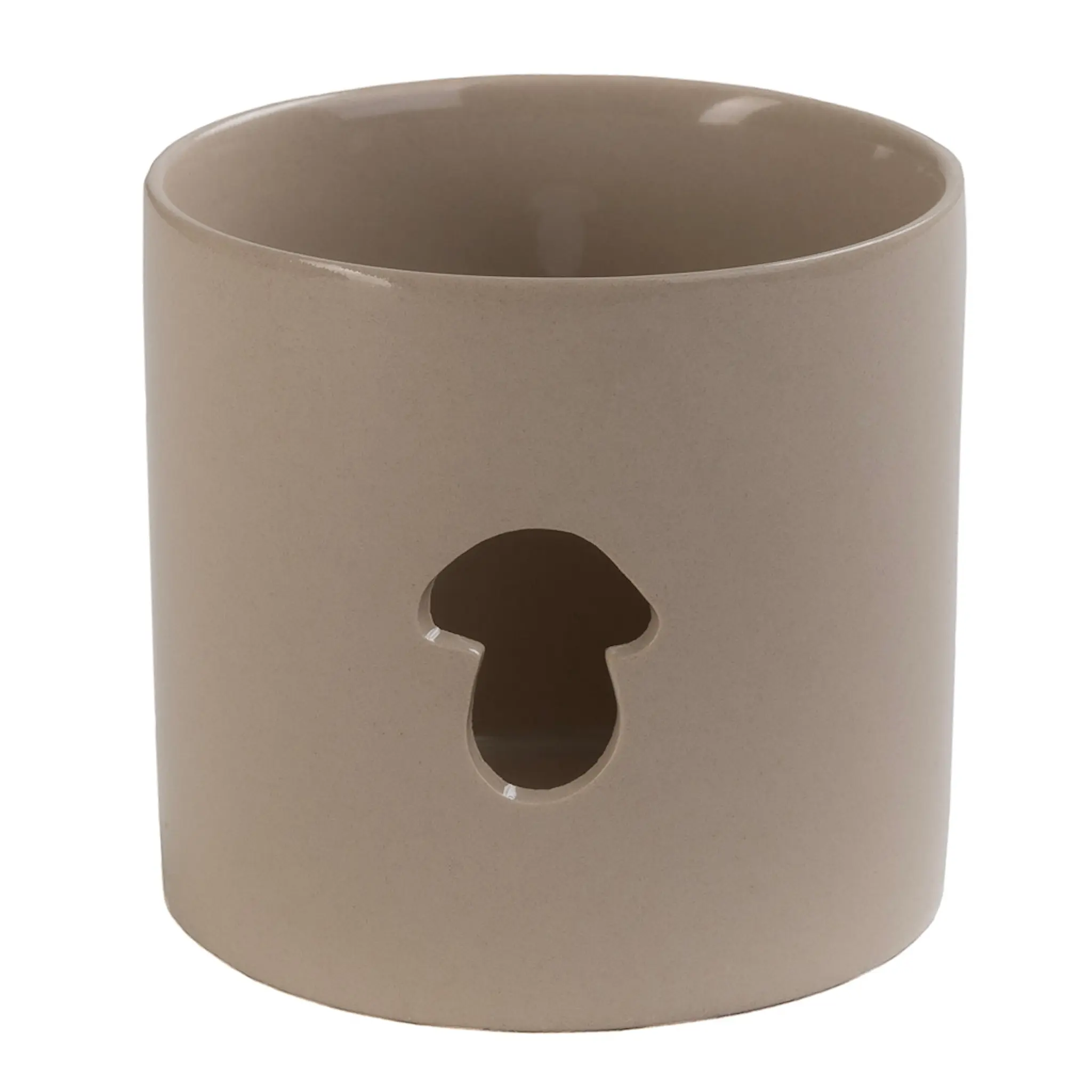 Sögne Home Ljuslykta svamp medium 8x8 cm beige