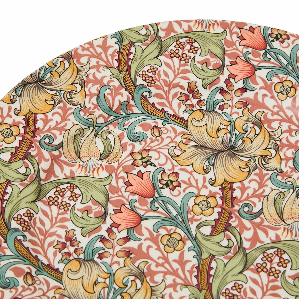 Spode Morris & Co Lautanen 20 cm 4 kpl