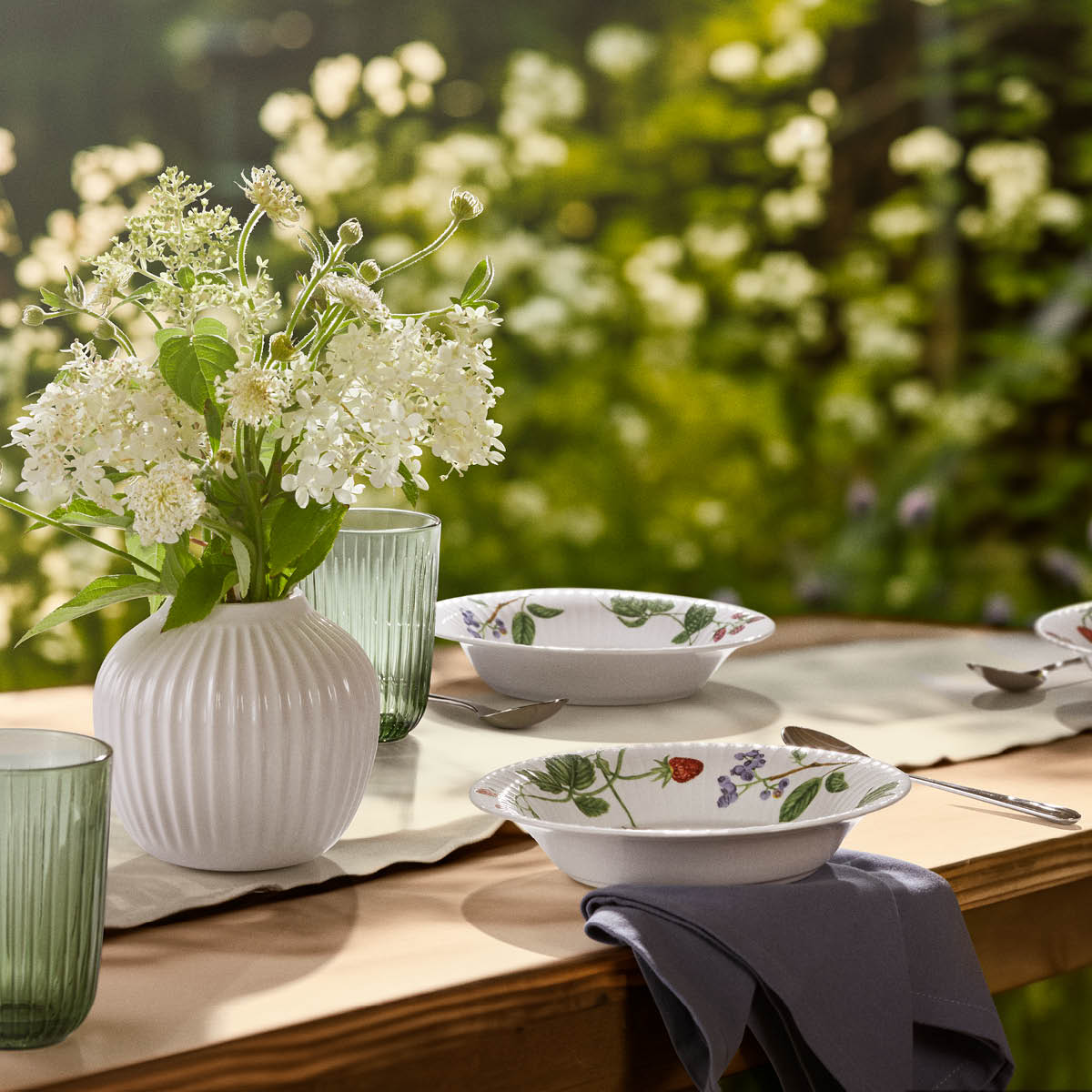 Kähler Hammershøi Summer Syvä Lautanen 21 cm Summer Berries