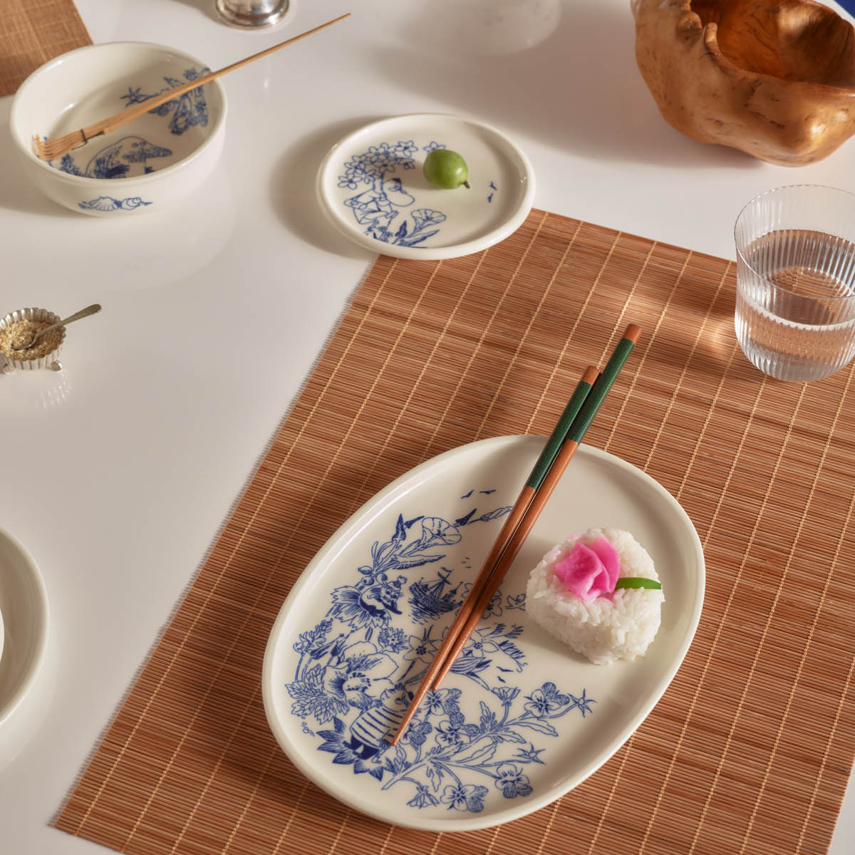 Moomin Arabia Haru Mumin minitallrik 12 cm 2-pack Hemulen