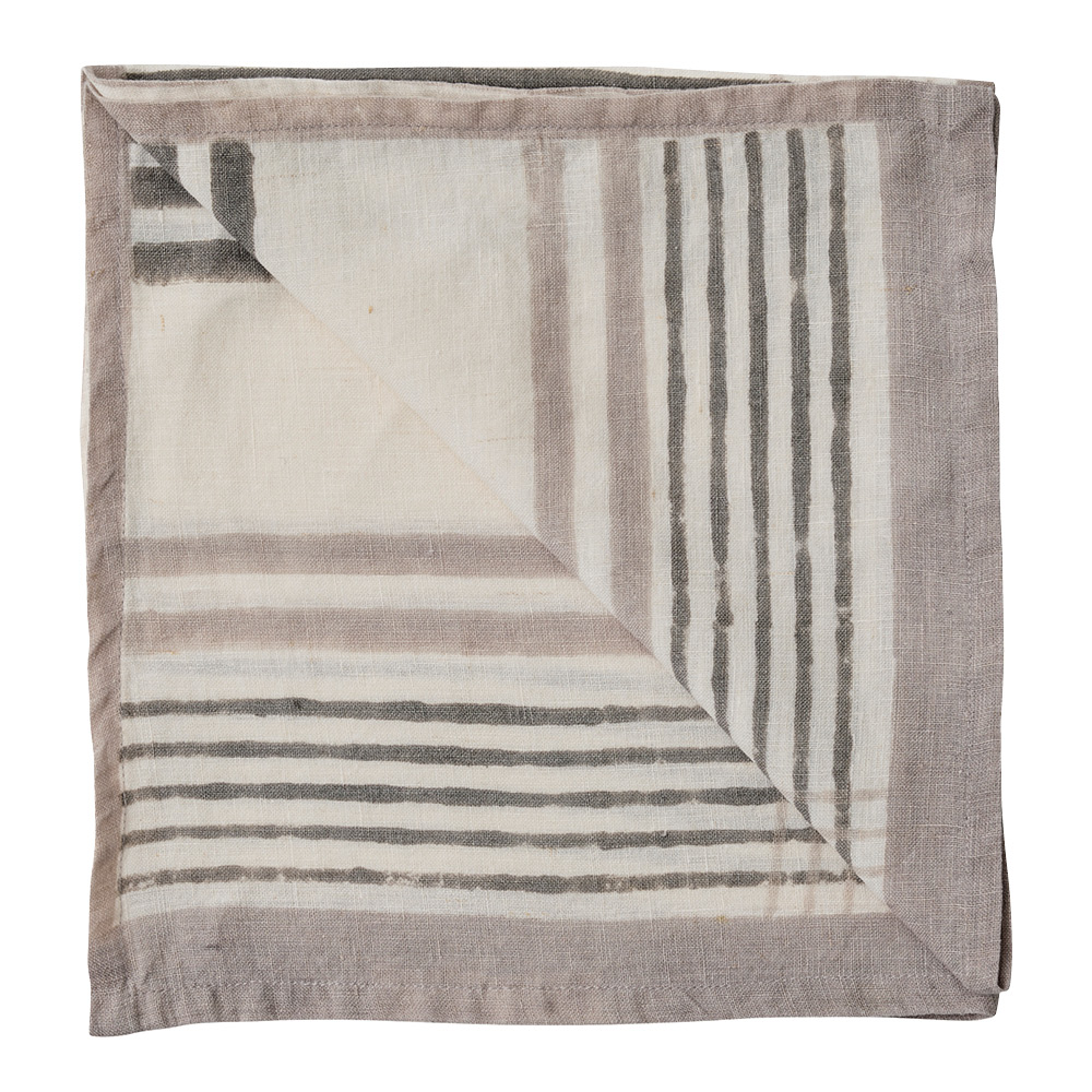 Tell Me More - Ella Lautasliina 50x50 cm Grey Checkered