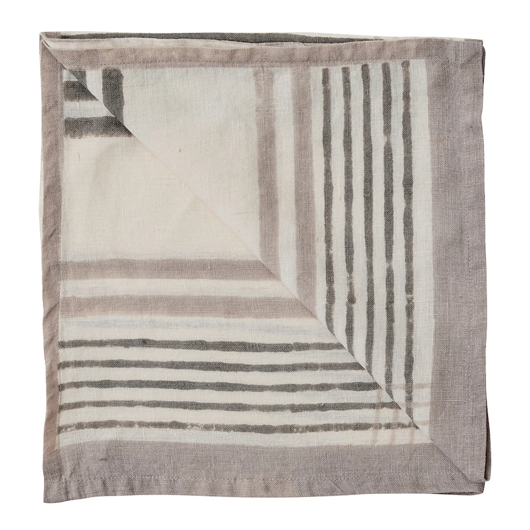Tell Me More Ella tygservett 50x50 cm Grey checkered