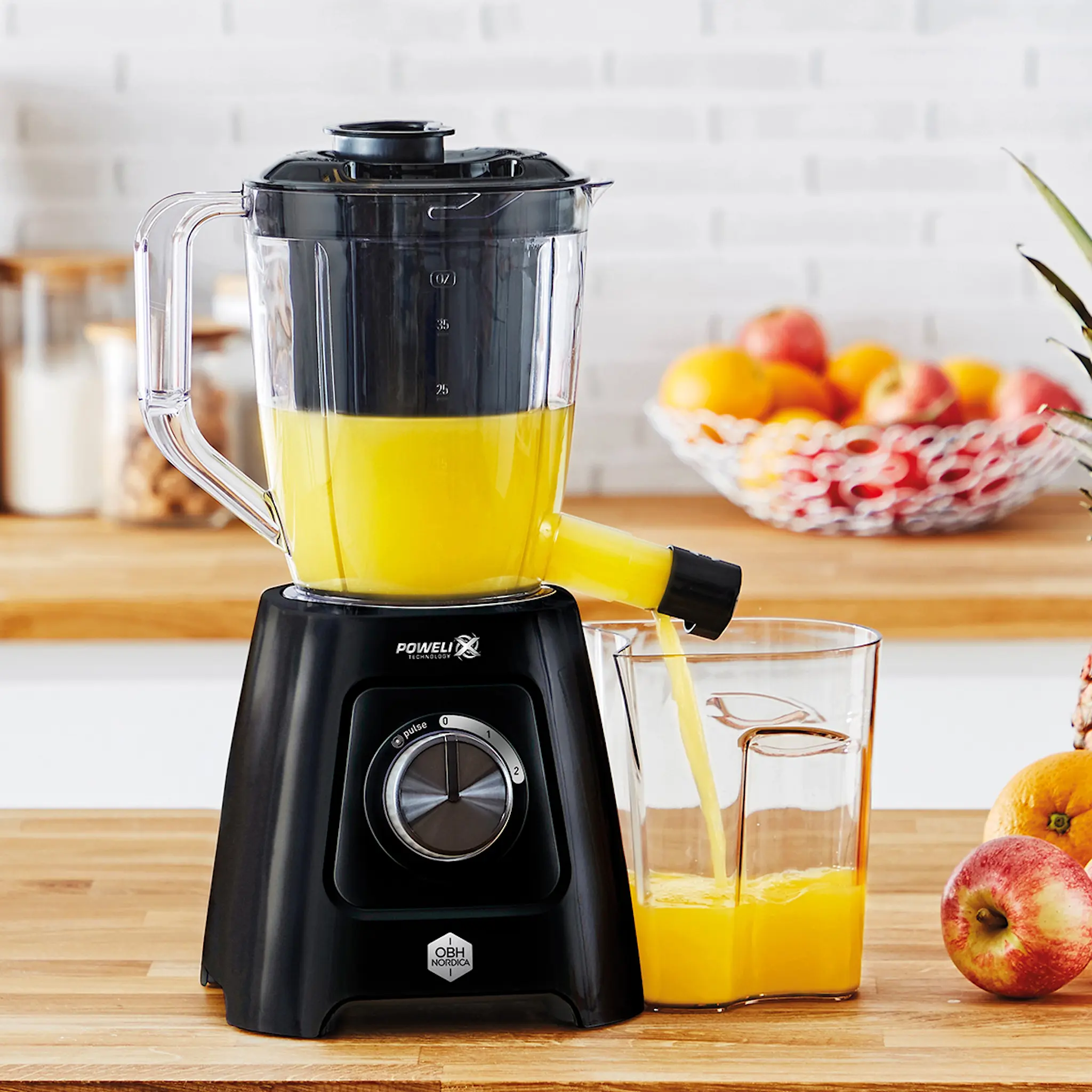 OBH Nordica Blendforce 2-I-1 Juicer/Blender 1,25L
